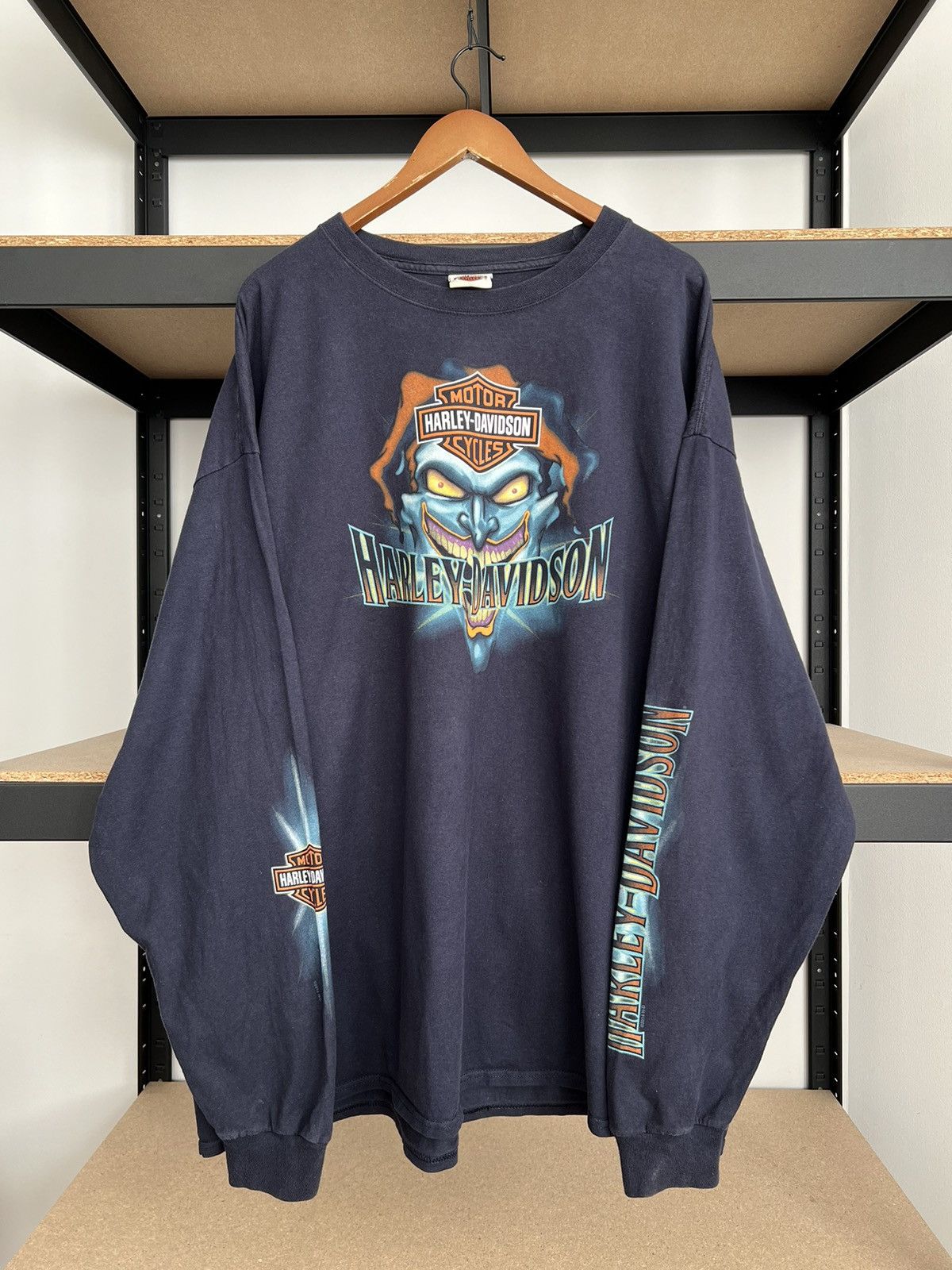 Harley Davidson Vintage 2014 Harley Davidson Joker Canada Long Sleeve Size US XXL / EU 58 / 5 - 1 Thumbnail