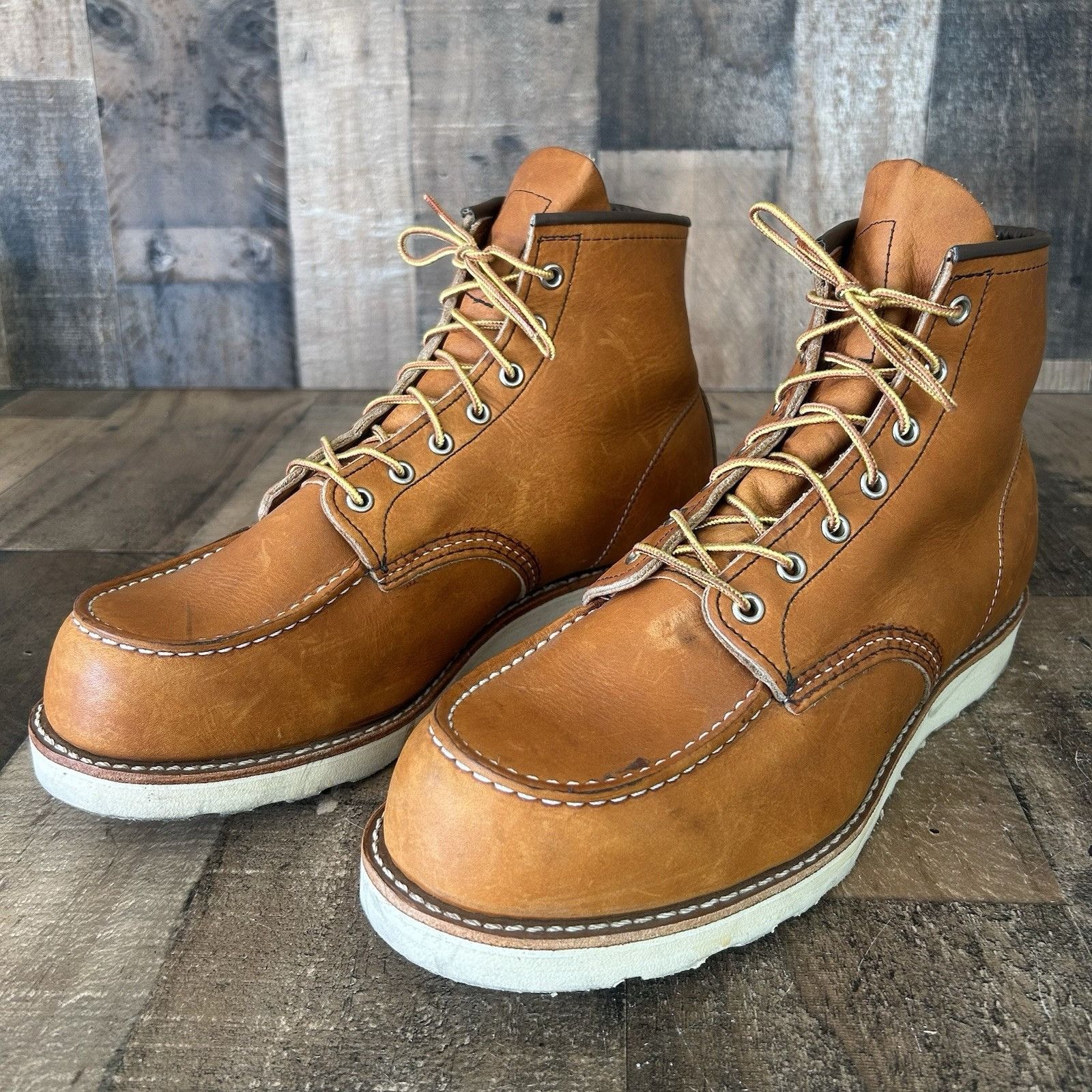 Red Wing Red Wing 875 Moc Toe Work Boots Mens 12 EE Size US 12 / EU 45 - 10 Thumbnail