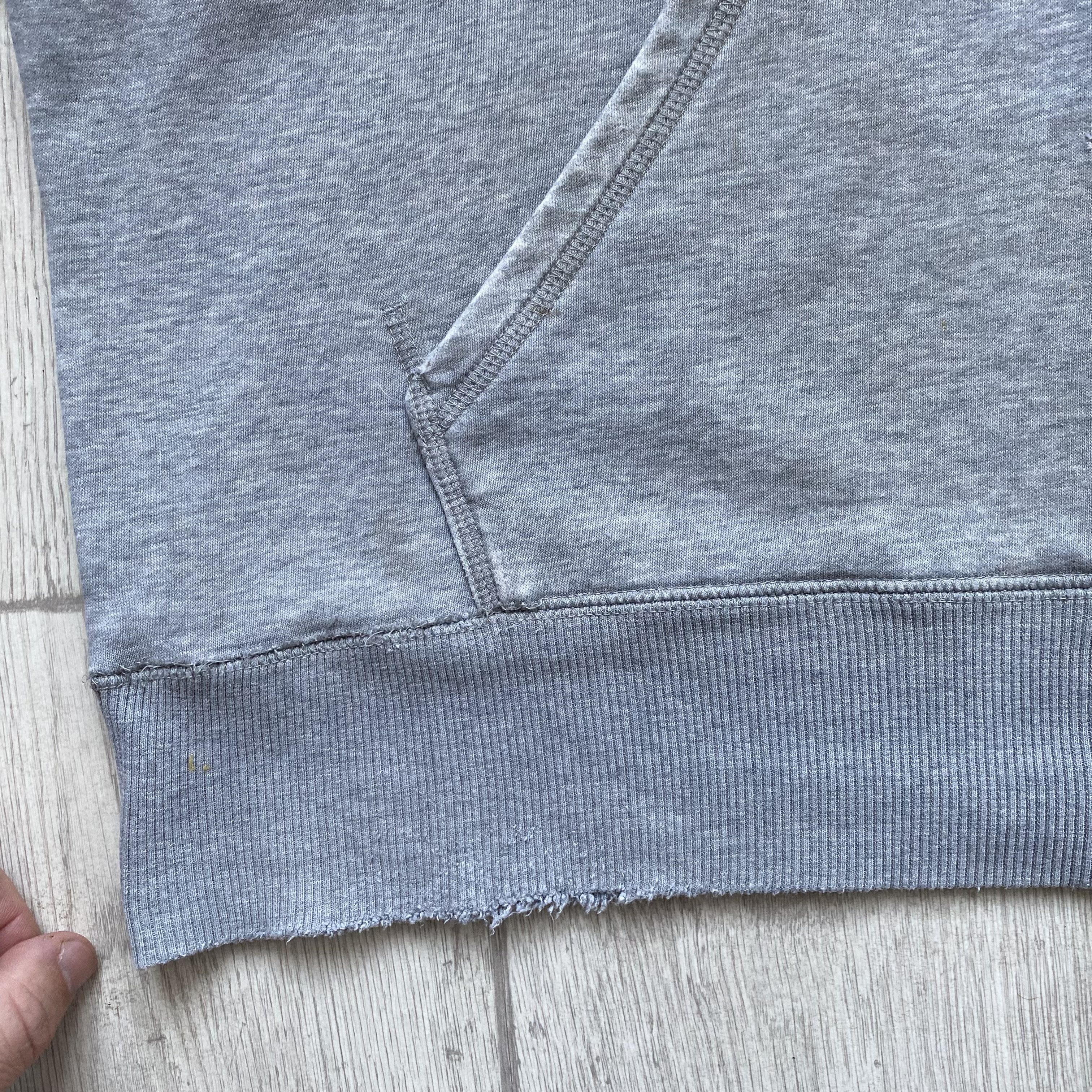 Nike Vintage 90s Trashed Nike Hoodie Centr Logo Silver Tags Size US M / EU 48-50 / 2 - 11 Thumbnail