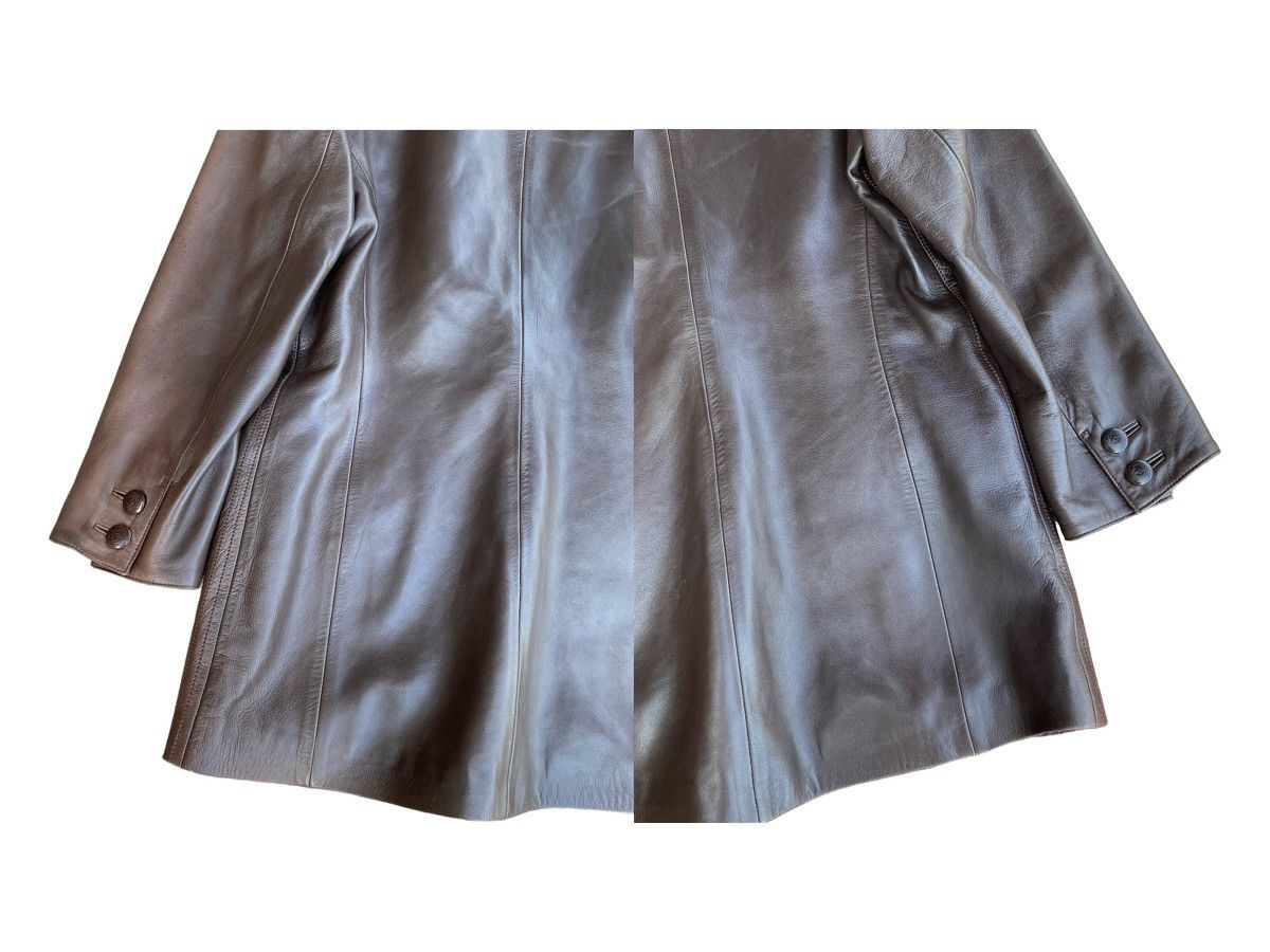 Loewe Vintage Loewe Chocolate Napa Pocket Leather Blazer Jacket Size US S / EU 44-46 / 1 - 10 Thumbnail