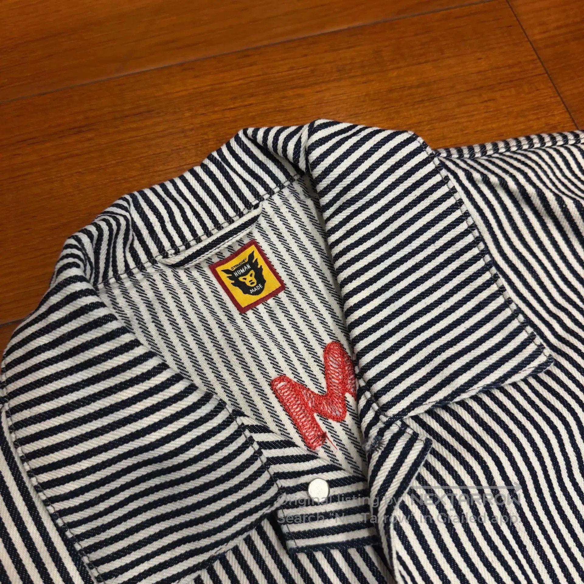 Human Made Human Made Striped Cartoon Work Jacket. Size US L / EU 52-54 / 3 - 3 Thumbnail