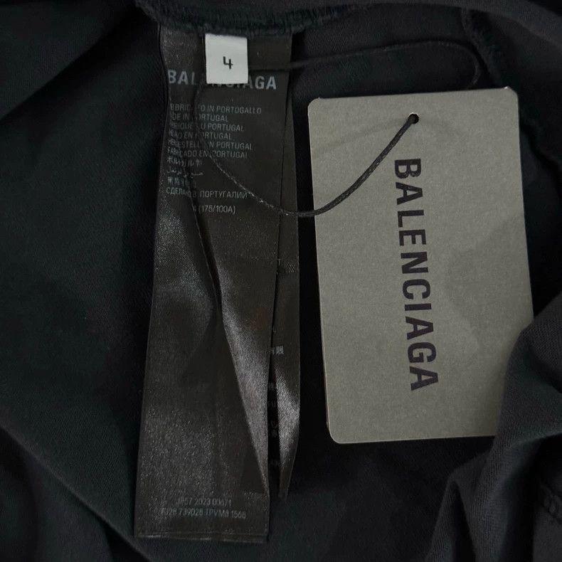 Balenciaga Balenciaga Flame printed logo short sleeves Size US XL / EU 56 / 4 - 5 Thumbnail