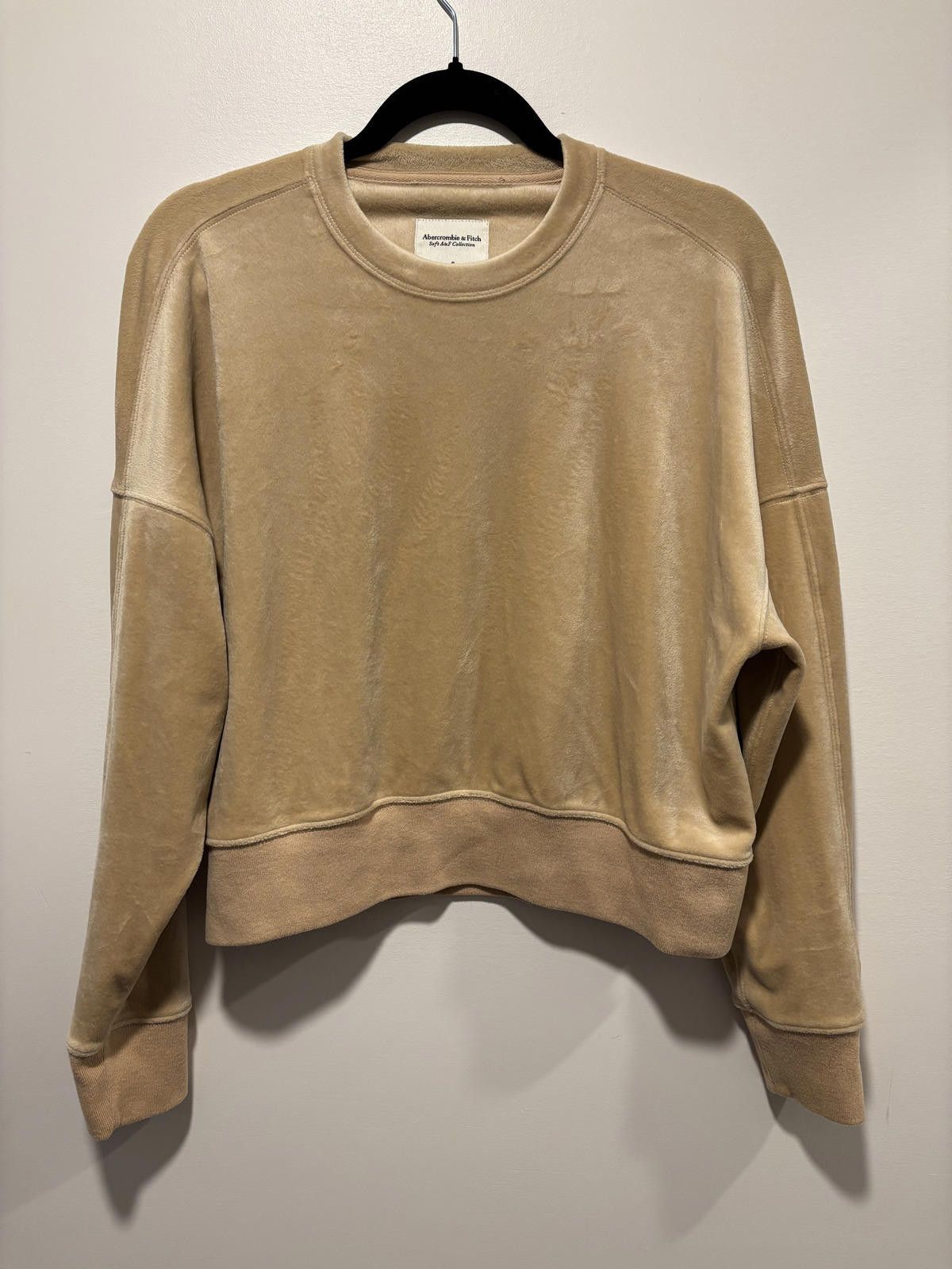 Abercrombie & Fitch Abercrombie & Fitch Soft A&F Collection Beige Sweatshirt, S Size S / US 4 / IT 40 - 1 Thumbnail