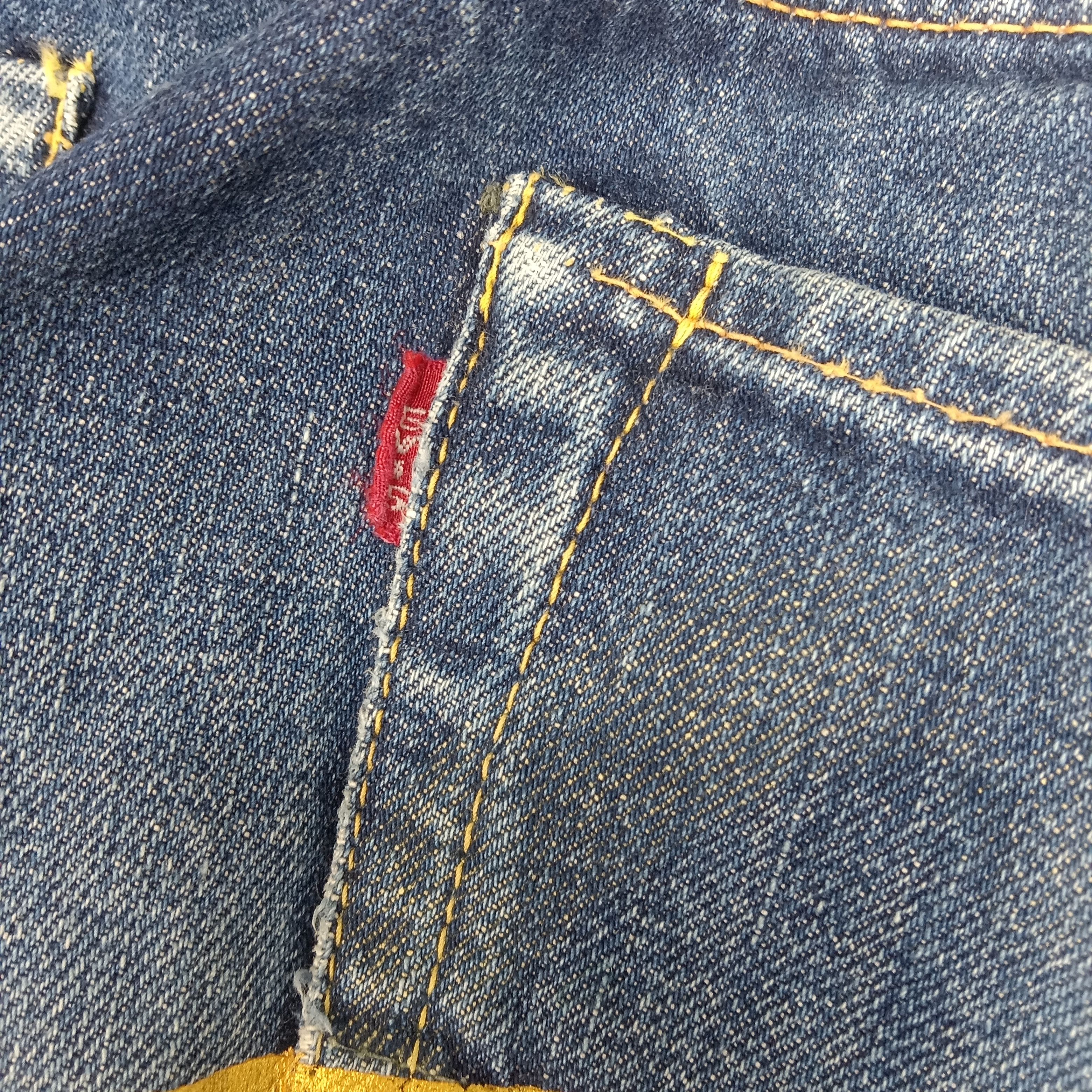 Evisu × Vintage Evis Japanese Brand Daicock Custom Art Denim Jeans Size US 28 / EU 44 - 4 Thumbnail