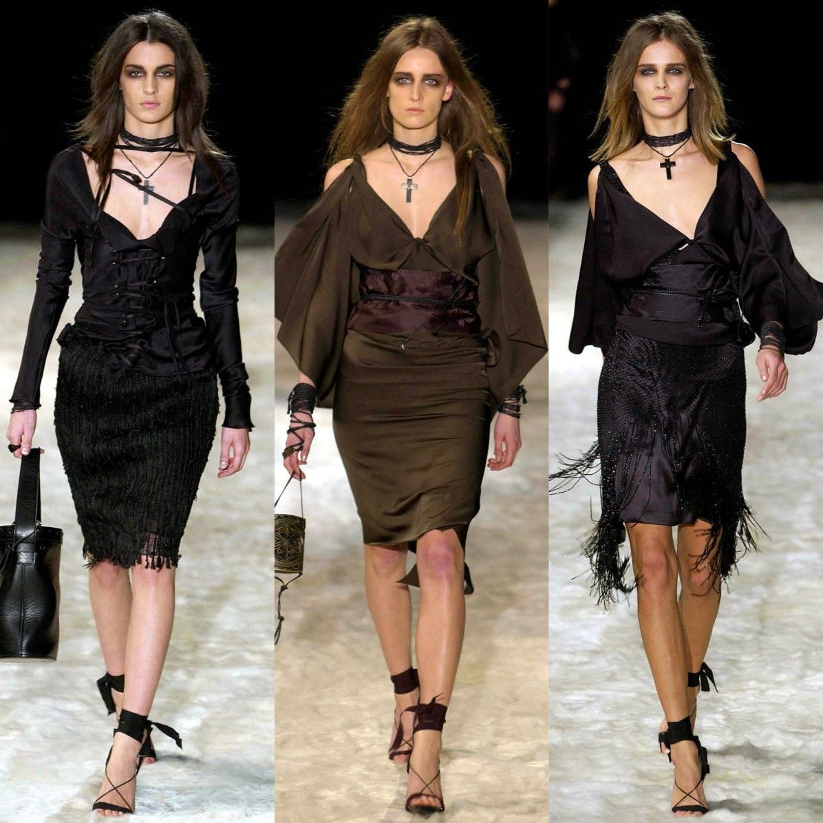 Gucci GUCCI by Tom Ford Fall 2002 Runway Cross | Necklace | Choker Size ONE SIZE - 19 Thumbnail