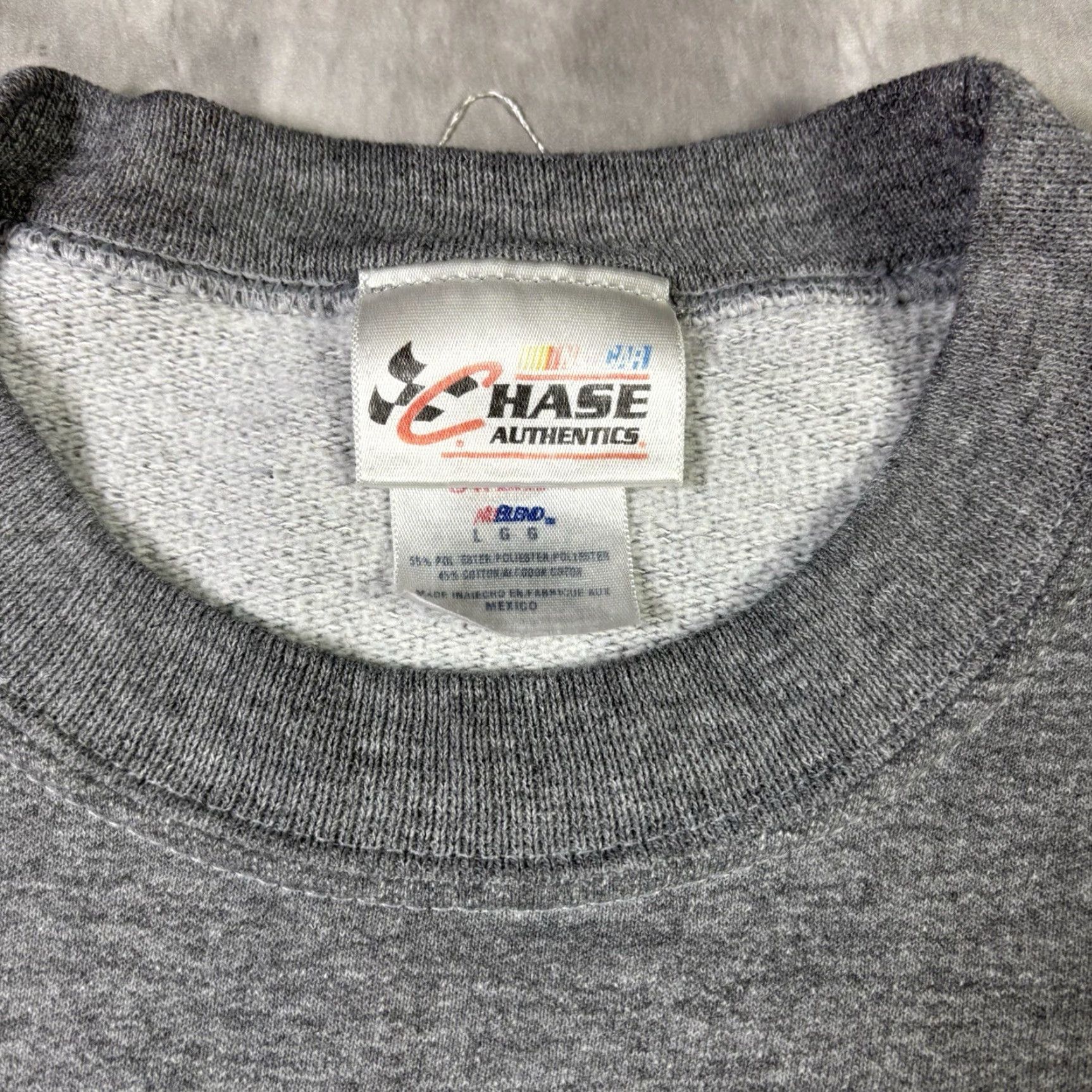 Chase Authentics VINTAGE Tony Sweatshirt Chase Authentics Nascar Gray L 90s USA Shirt Mens Sweatshirt Embroidered Cotton Fleece Pullover All Seasons 90s Size US L / EU 52-54 / 3 - 5 Thumbnail