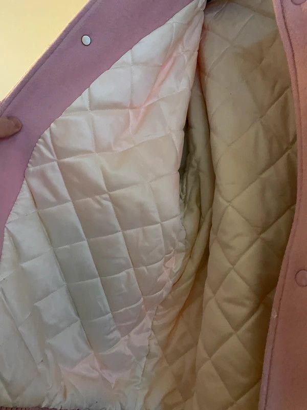 Golf Wang WOOL G LETTERMAN JACKET by GOLF WANG Light Pink / XL Size US XL / EU 56 / 4 - 5 Thumbnail