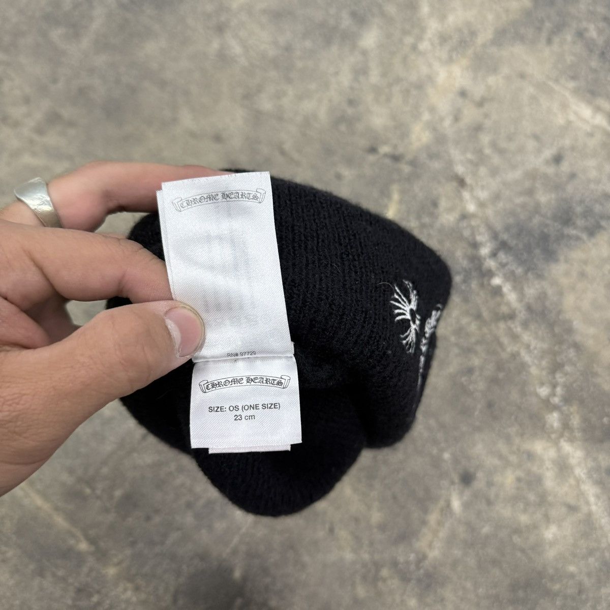 Chrome Hearts Chrome Hearts Horseshoe Beanie Size ONE SIZE - 5 Thumbnail