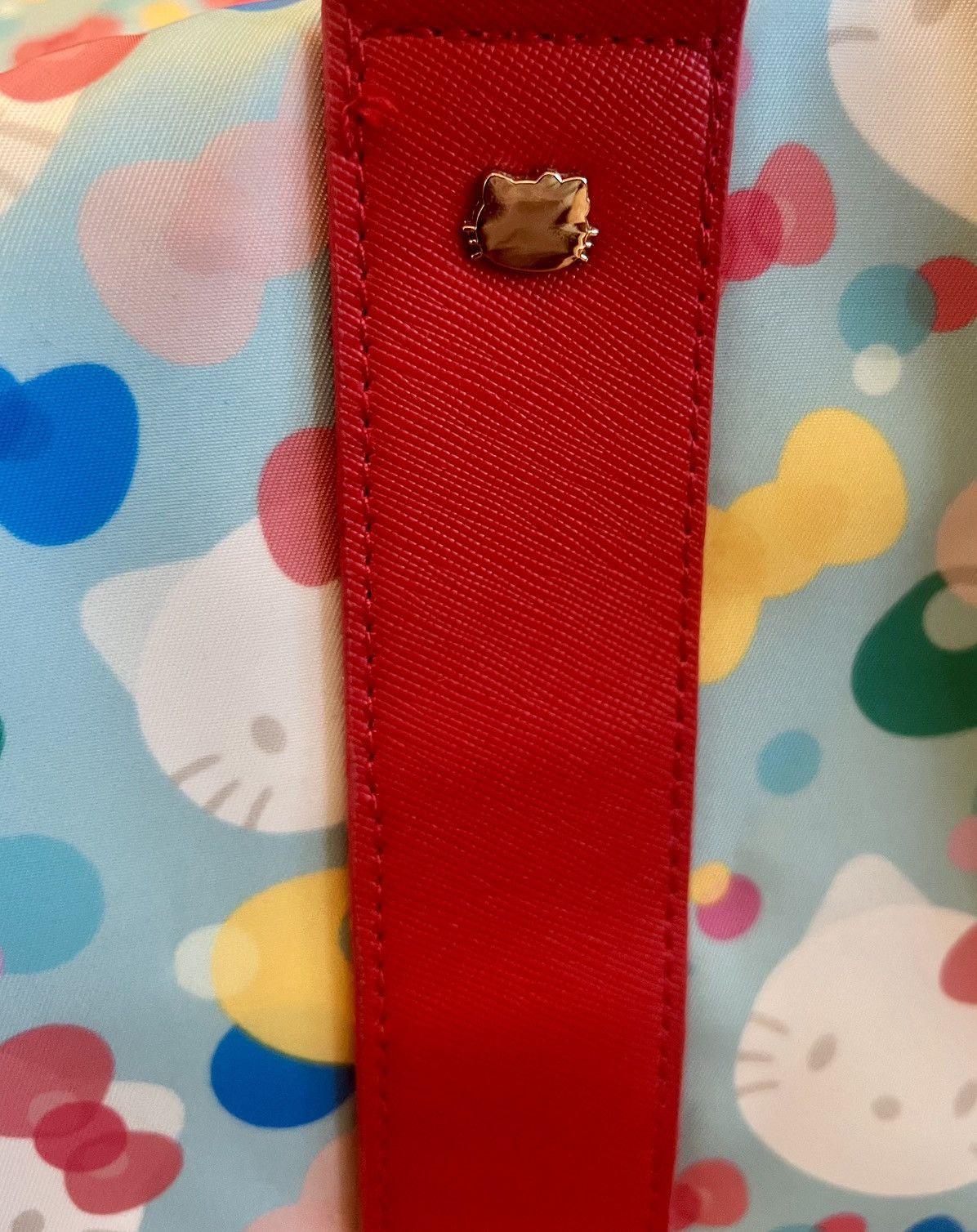 Japanese Brand × Other Authentic Hello Kitty duffle roller travel luggage bag rare Size ONE SIZE - 5 Thumbnail