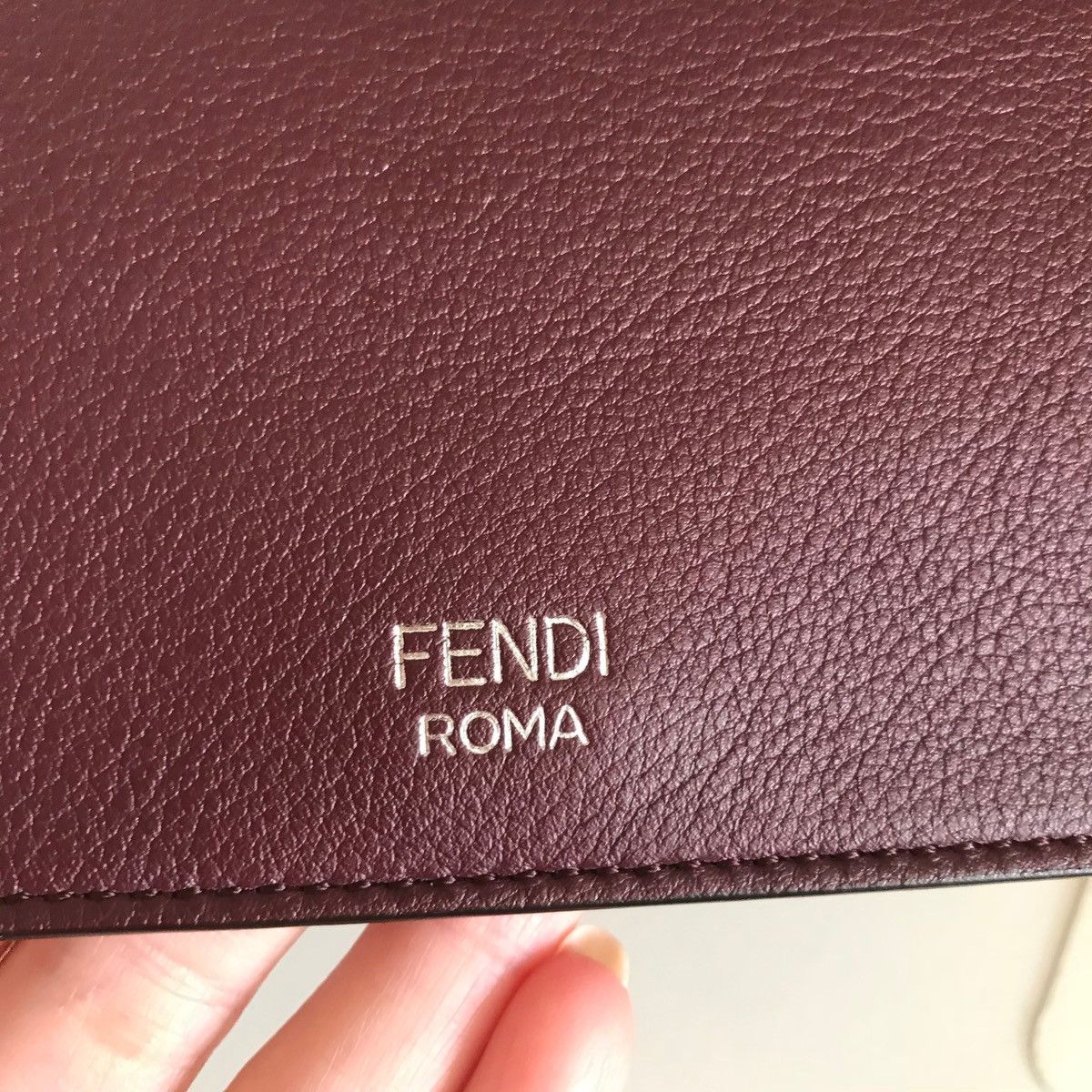 Fendi Fendi Python burgundy double baguette crossbody Size ONE SIZE - 8 Thumbnail