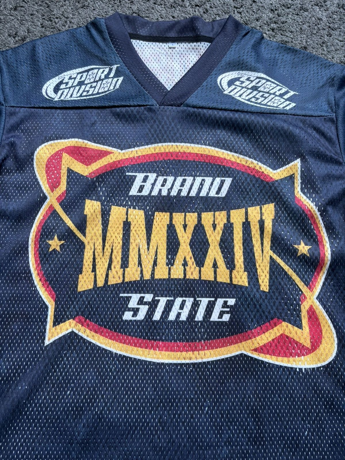 Japanese Brand Vintage style rare brandstate marine blue football jersey Size US L / EU 52-54 / 3 - 5 Thumbnail