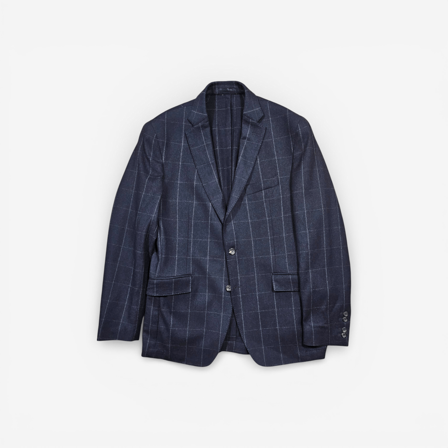 Hackett Hackett Savile Row Striped Blazer Jacket Wool Cashmere Size 42L - 2 Thumbnail