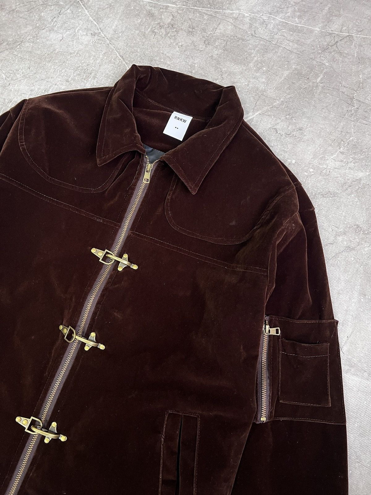 Junya Watanabe Japanese fireman artisan velour jacket avant garde Size US M / EU 48-50 / 2 - 3 Thumbnail