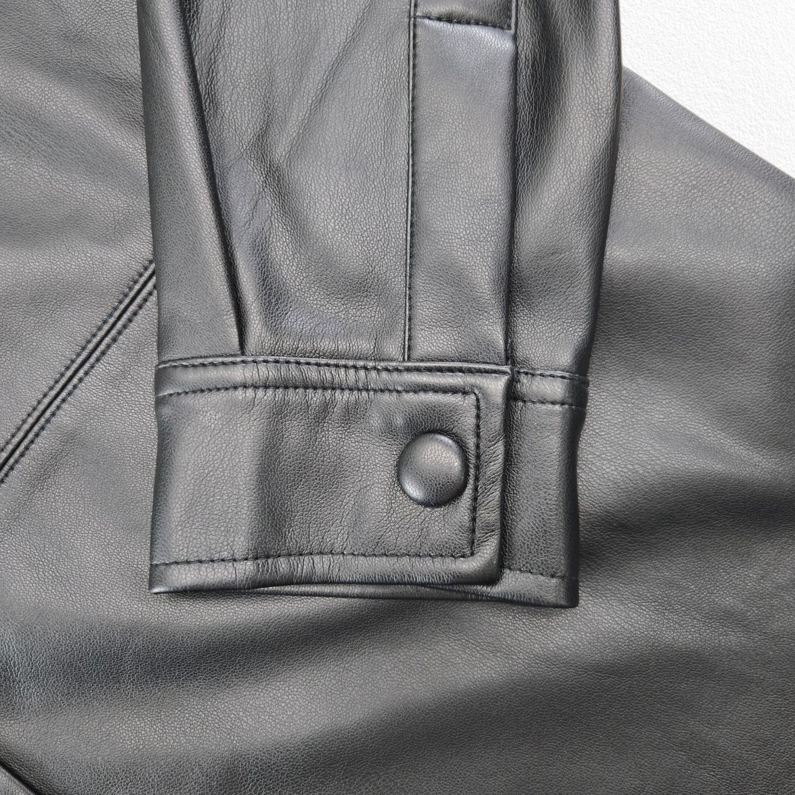 Other Liverpool Black Button Front Size Faux Leather Shacket Small Size S / US 4 / IT 40 - 7 Thumbnail