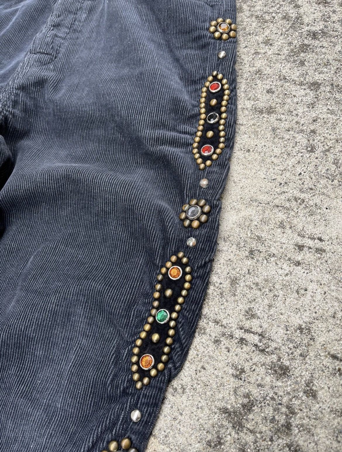 Kapital Kapital Studs Flare Pants Corduroy stk size 1 Size US 30 / EU 46 - 5 Thumbnail