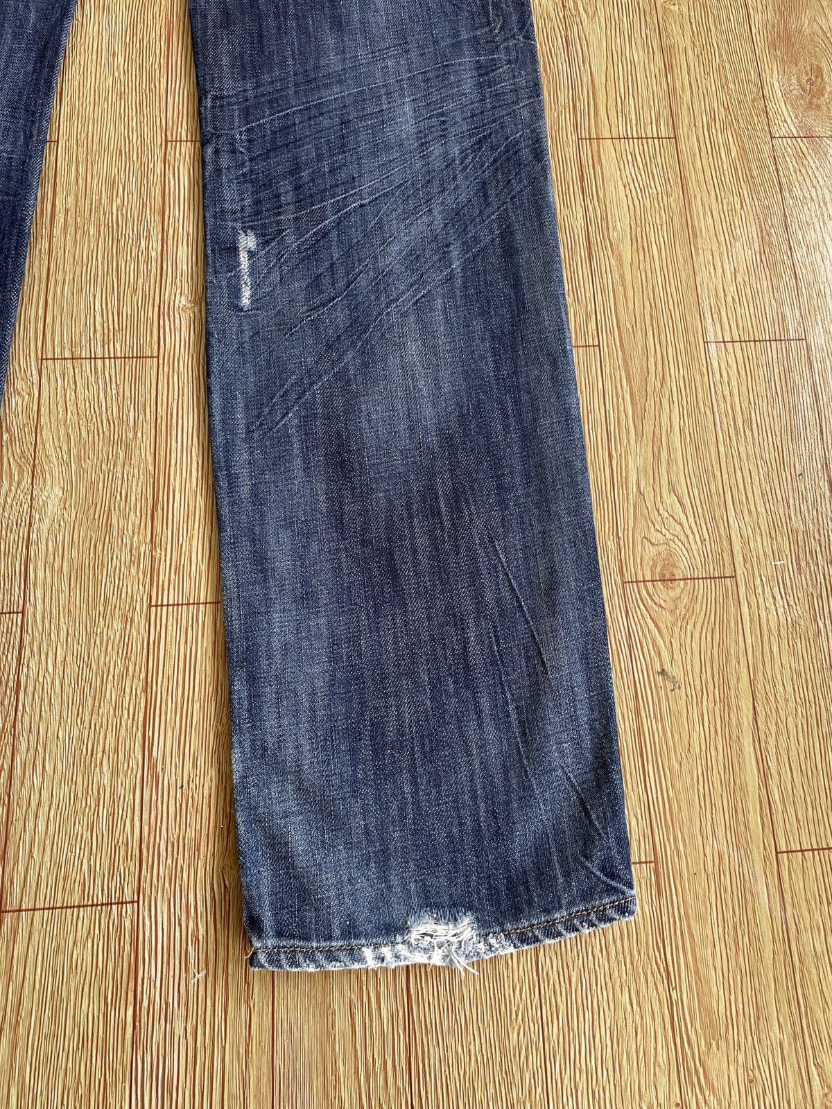 Just Cavalli Rare Design Vintage Brand Just Cavalli Ripped Jeans 2000s Size US 31 - 13 Thumbnail