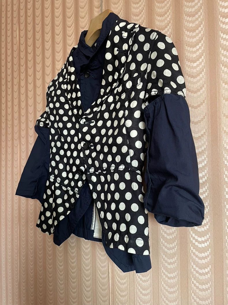Comme des Garcons Comme Des Garcons Women's linen polka-dot irregularly pane Size S / US 4 / IT 40 - 3 Thumbnail