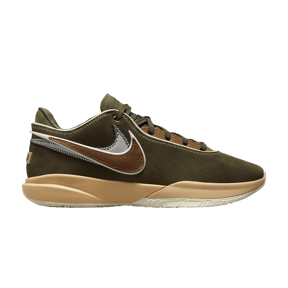 image of Nike Lebron 20 Ep Olive Green Shoes, Men's (Size 11)