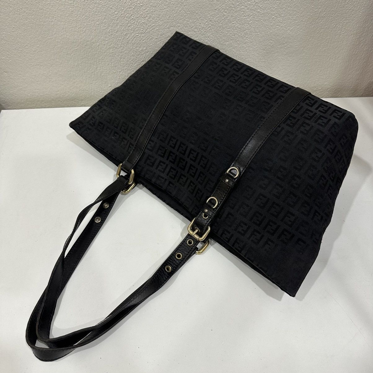 Fendi ‼️LASTDROP‼️ FENDI FF ZUCCHINO CANVAS TOTE BAG Size ONE SIZE - 4 Thumbnail