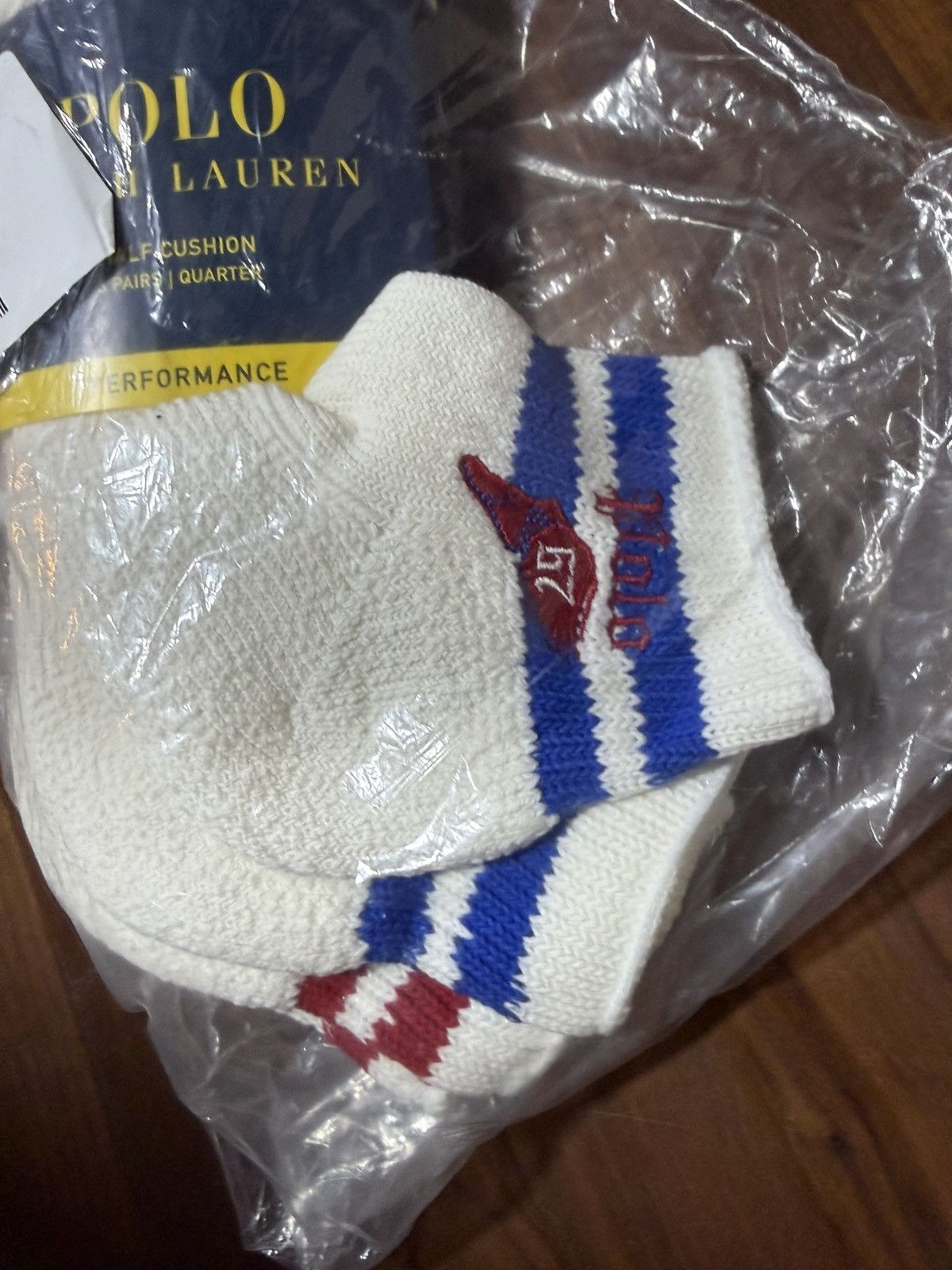 Polo Ralph Lauren Polo Ralph Lauren Striped-Cuff Quarter-Crew Sock 3-Pack ‘67 Size ONE SIZE - 4 Thumbnail