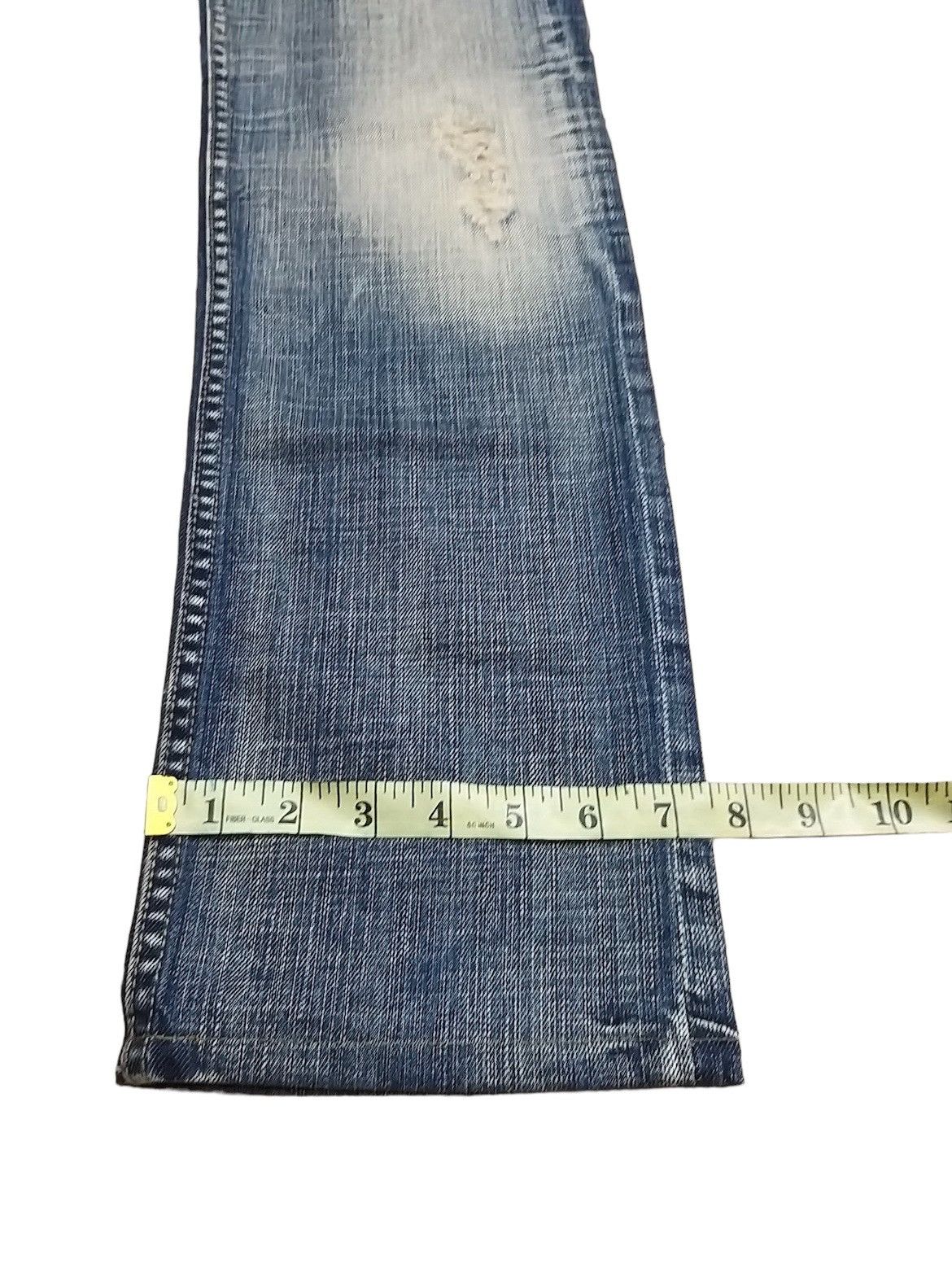 Japanese Brand SICK🔥JAPANESE DENIM DIFFERENCE RUPERT DISTRESSED JEAN Size US 32 / EU 48 - 10 Thumbnail