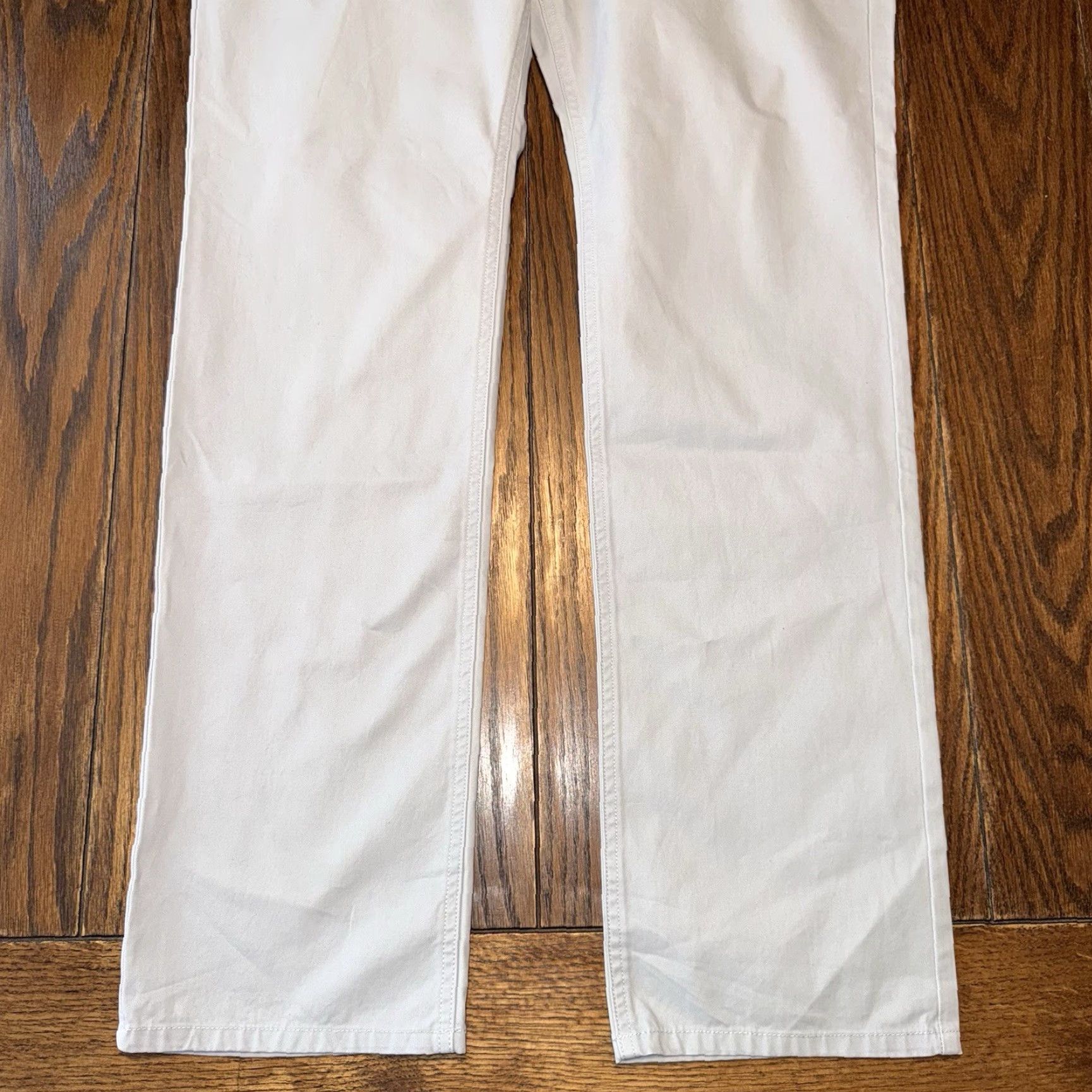 Bonobos Pants Mens 38x34 Slim Straight Gray - Regular Size - Bonobos - Chino - Men's Pants