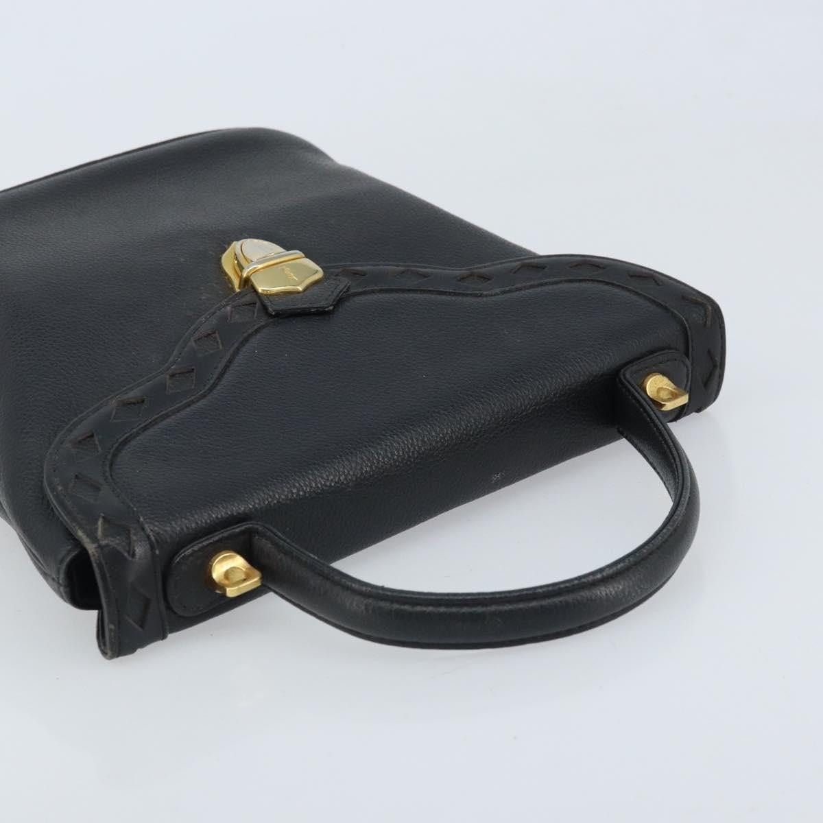 Saint Laurent Paris Saint Laurent Leather Handbag Black Size ONE SIZE - 4 Thumbnail