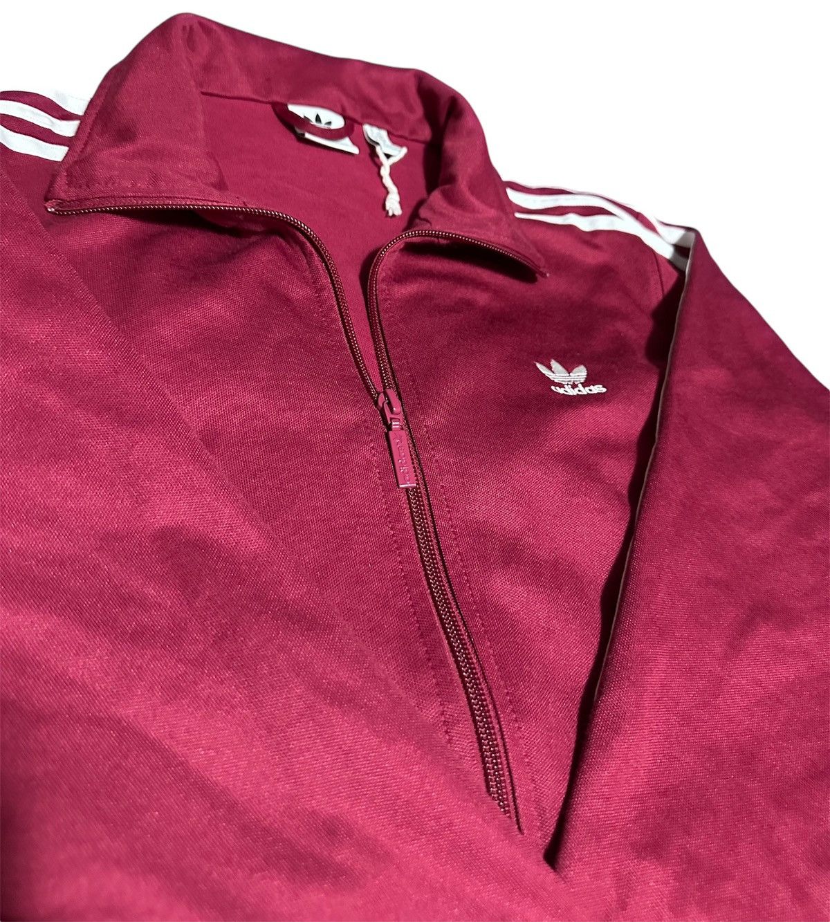 Adidas Adidas Originals Track Jacket Maroon Size US M / EU 48-50 / 2 - 2 Thumbnail