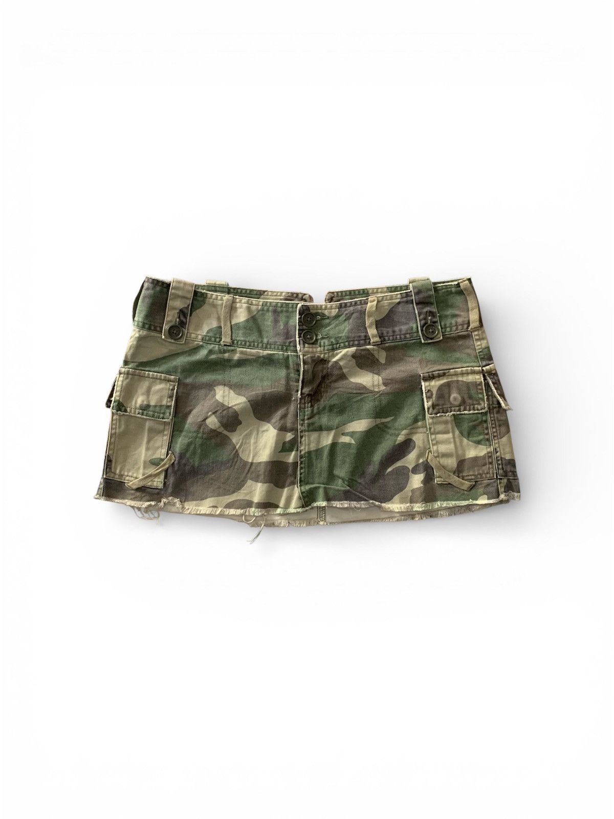 Vintage vintage abercrombie cargo mini skirt Size 27" / US 4 / IT 40 - 1 Thumbnail