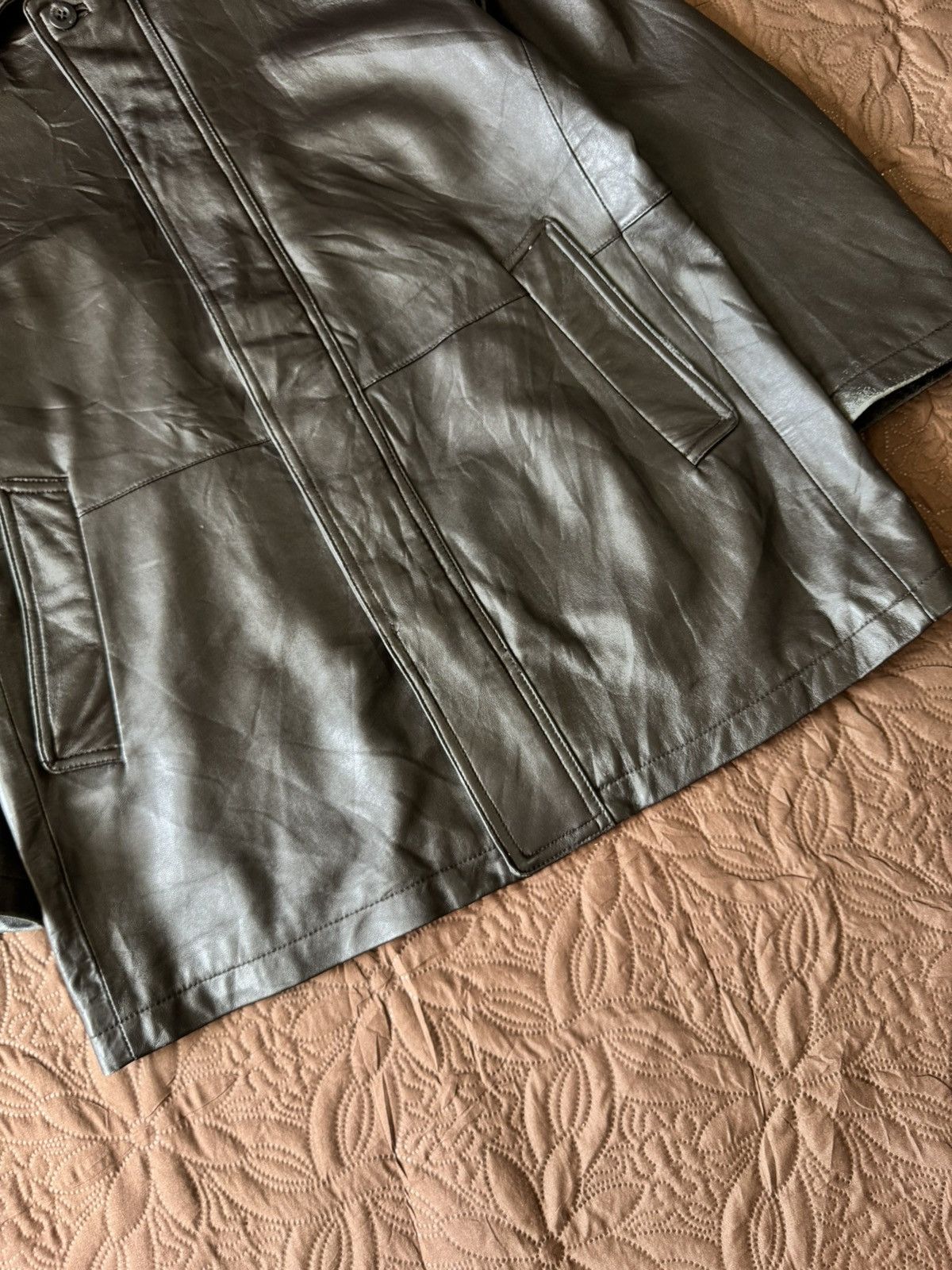 Balmain BALMAIN PARIS LEATHER COAT Size US L / EU 52-54 / 3 - 9 Thumbnail