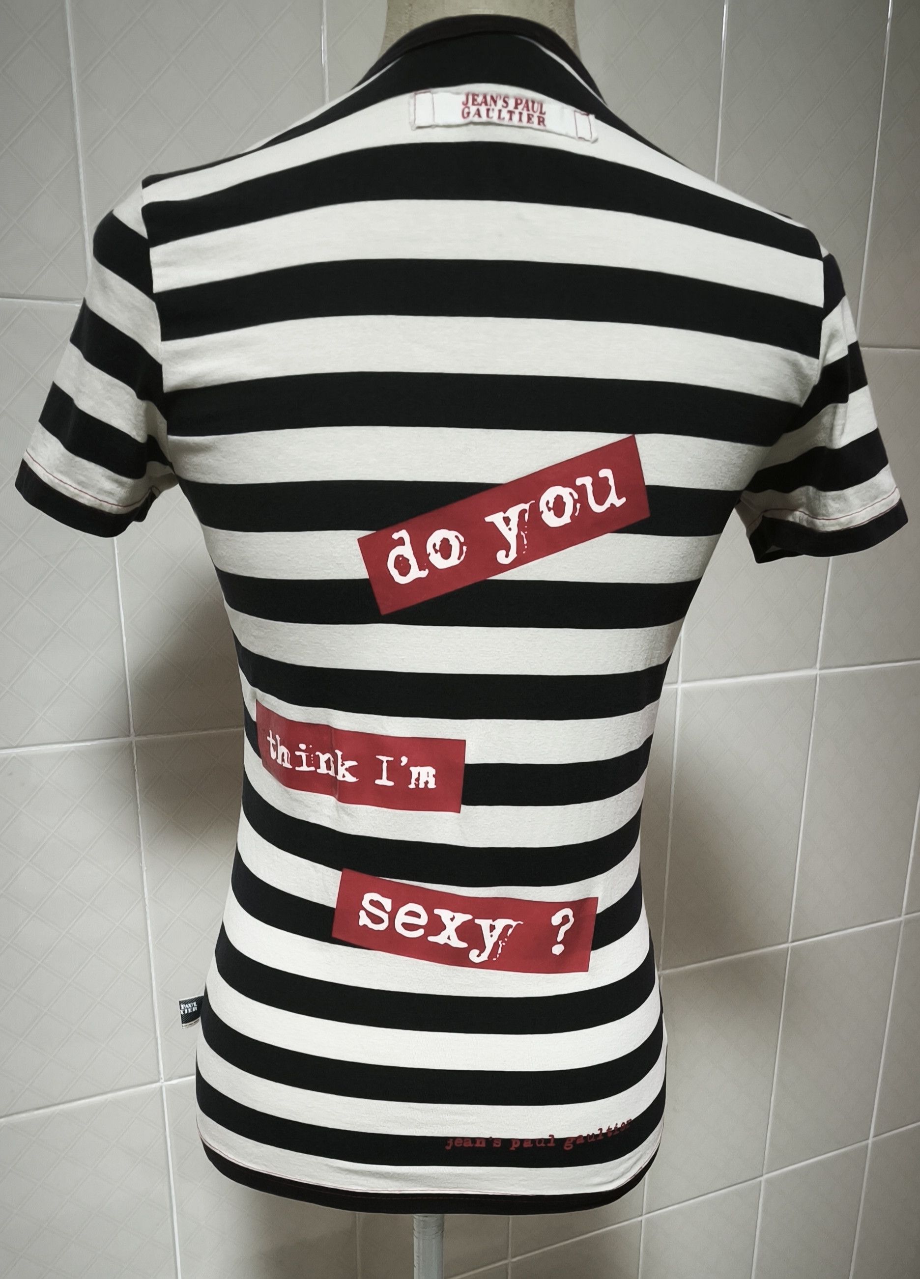Jean Paul Gaultier Two red cord hearts top - Do you think I'm sexy? Size S / US 4 / IT 40 - 12 Thumbnail