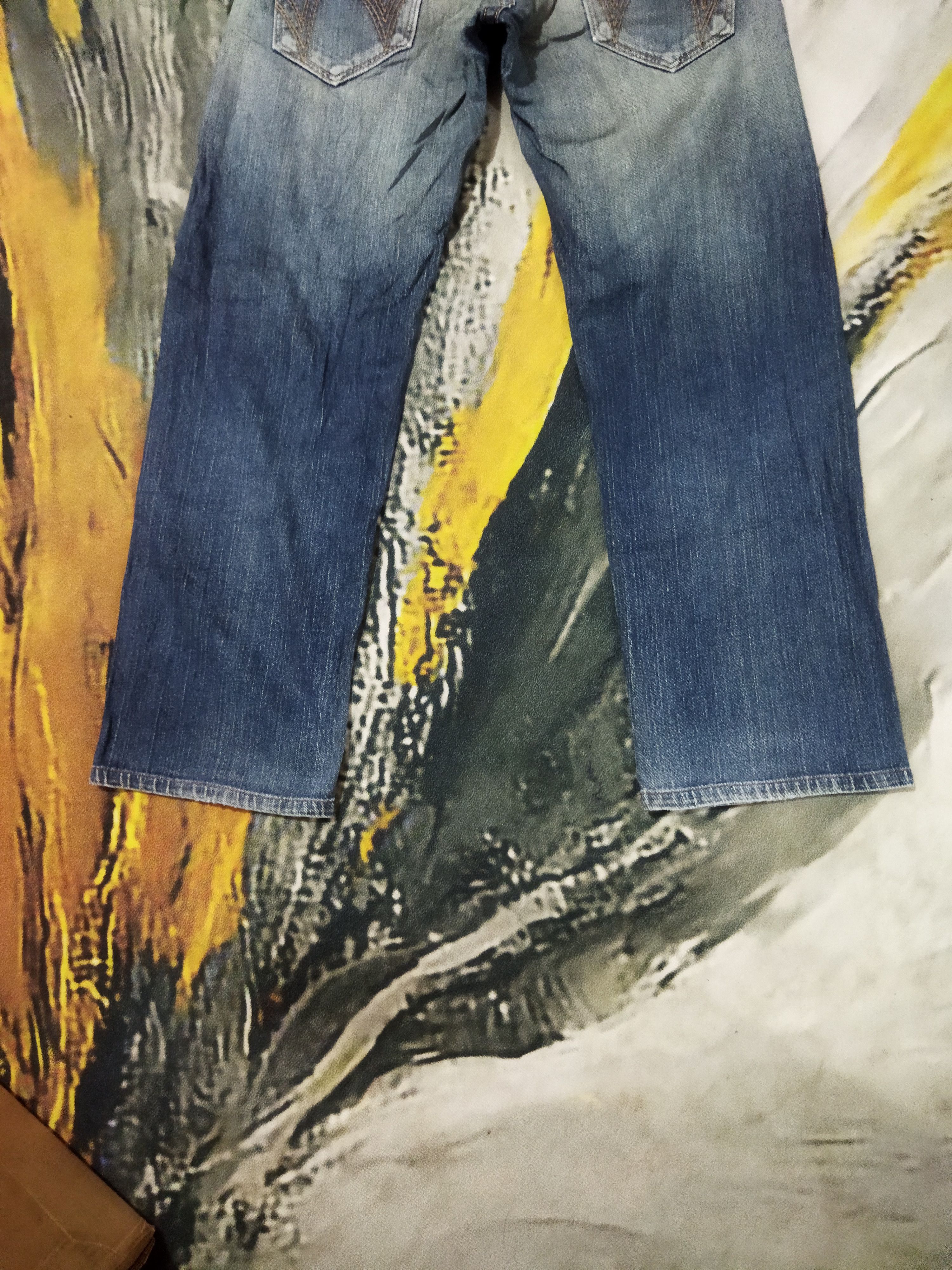 Edwin VINTAGE EDWIN EXS404 DISTRESSED FADED BLUE JEANS PANTS Size US 31 - 9 Thumbnail