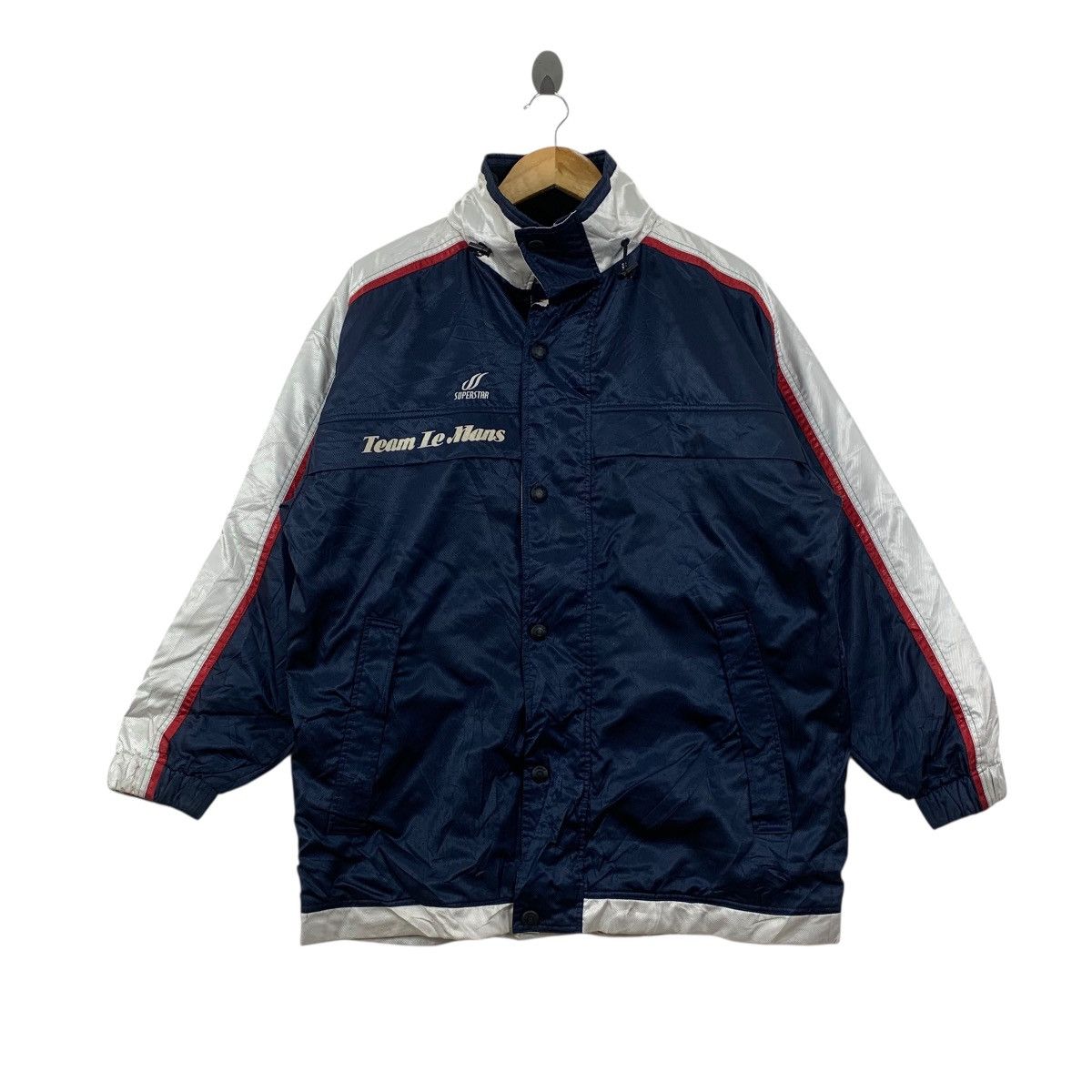 Mizuno Vintage MIZUNO TEAM LE MANS Race Car Breath Thermo Jacket Size US M / EU 48-50 / 2 - 1 Thumbnail
