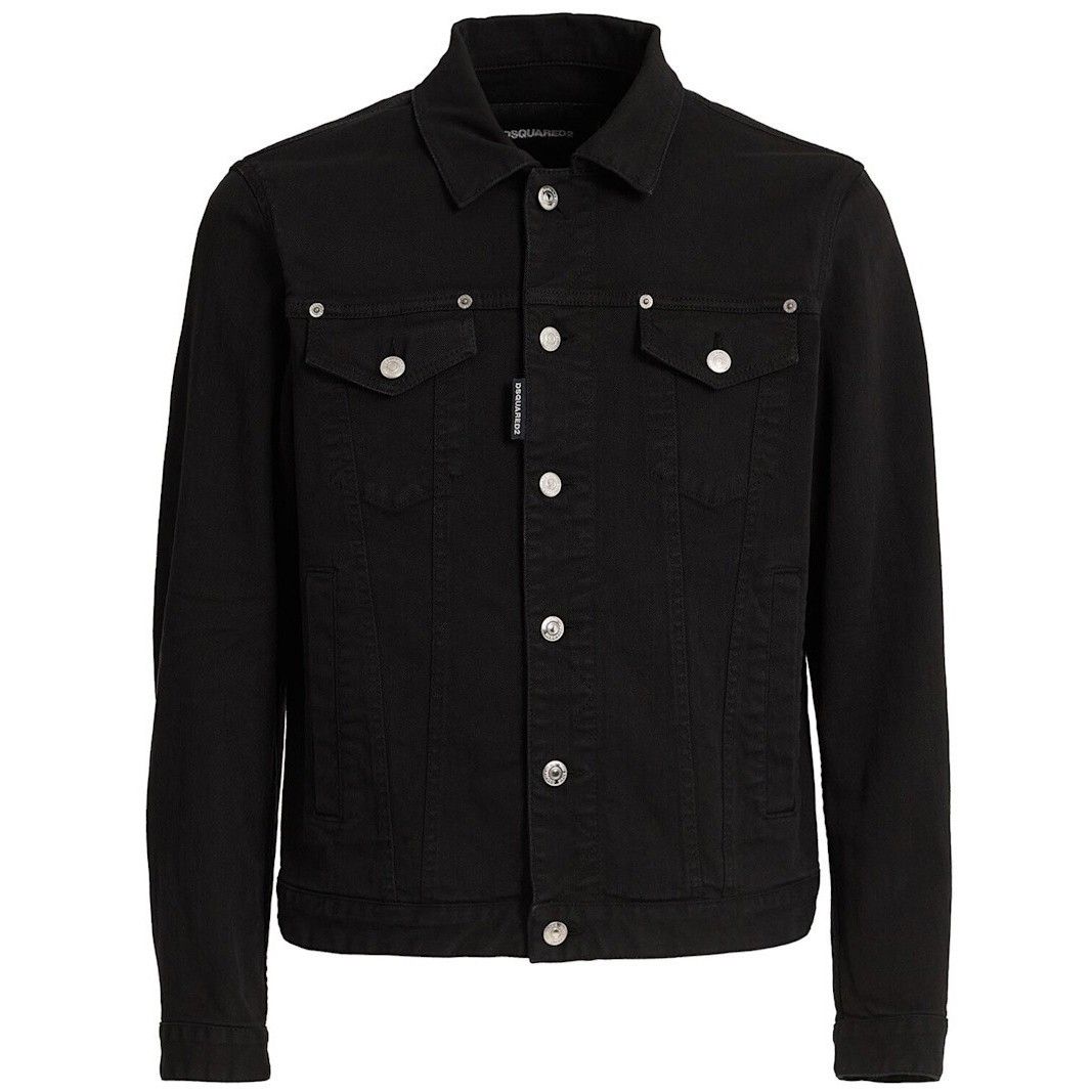 DSQUARED2 Dan Black Denim Jacket New & Authentic (Men's size