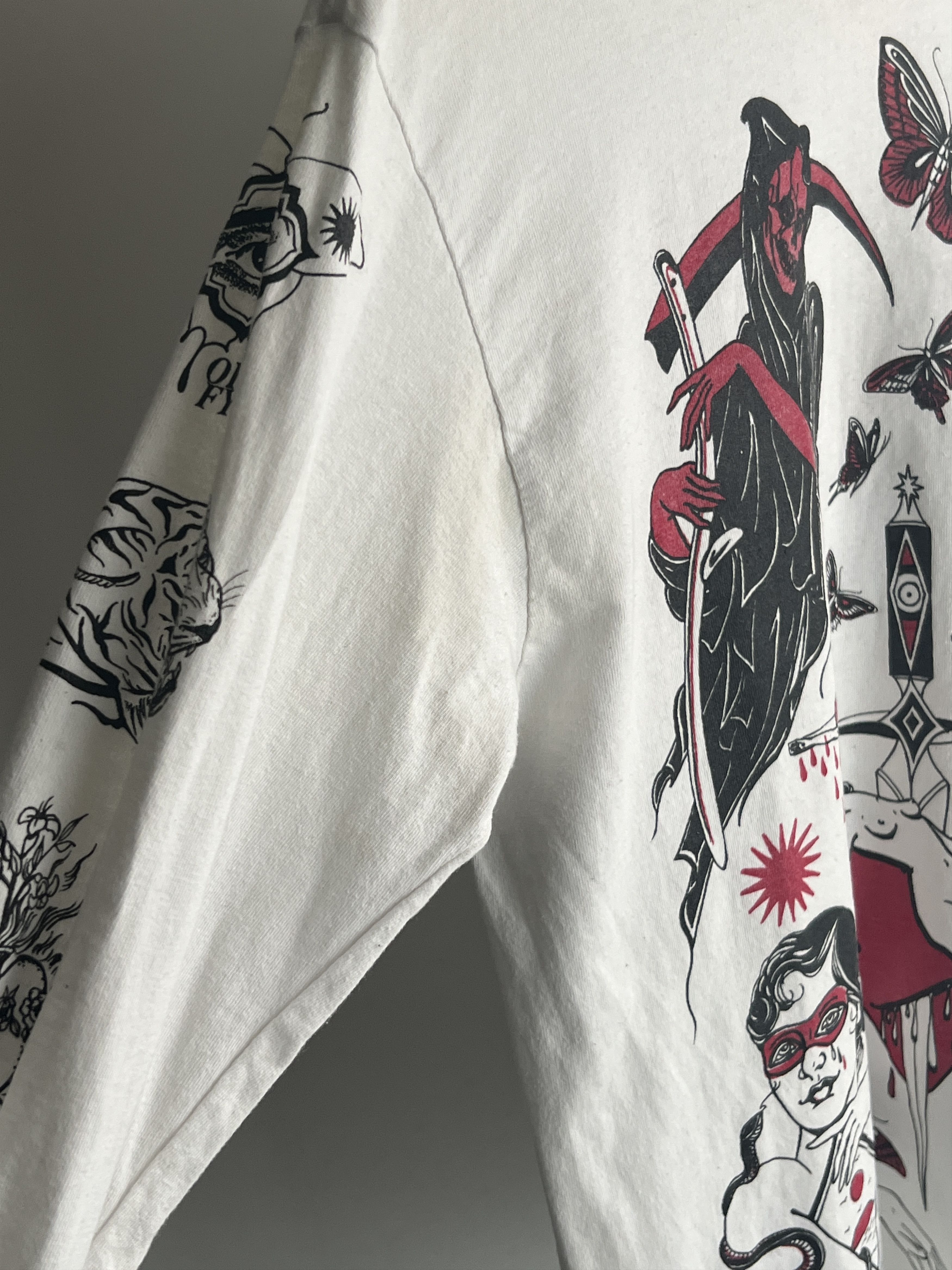 Band Tees × Vintage Long sleeve Tattoo Old Skul Only Here For You Vintage Size US M / EU 48-50 / 2 - 7 Thumbnail