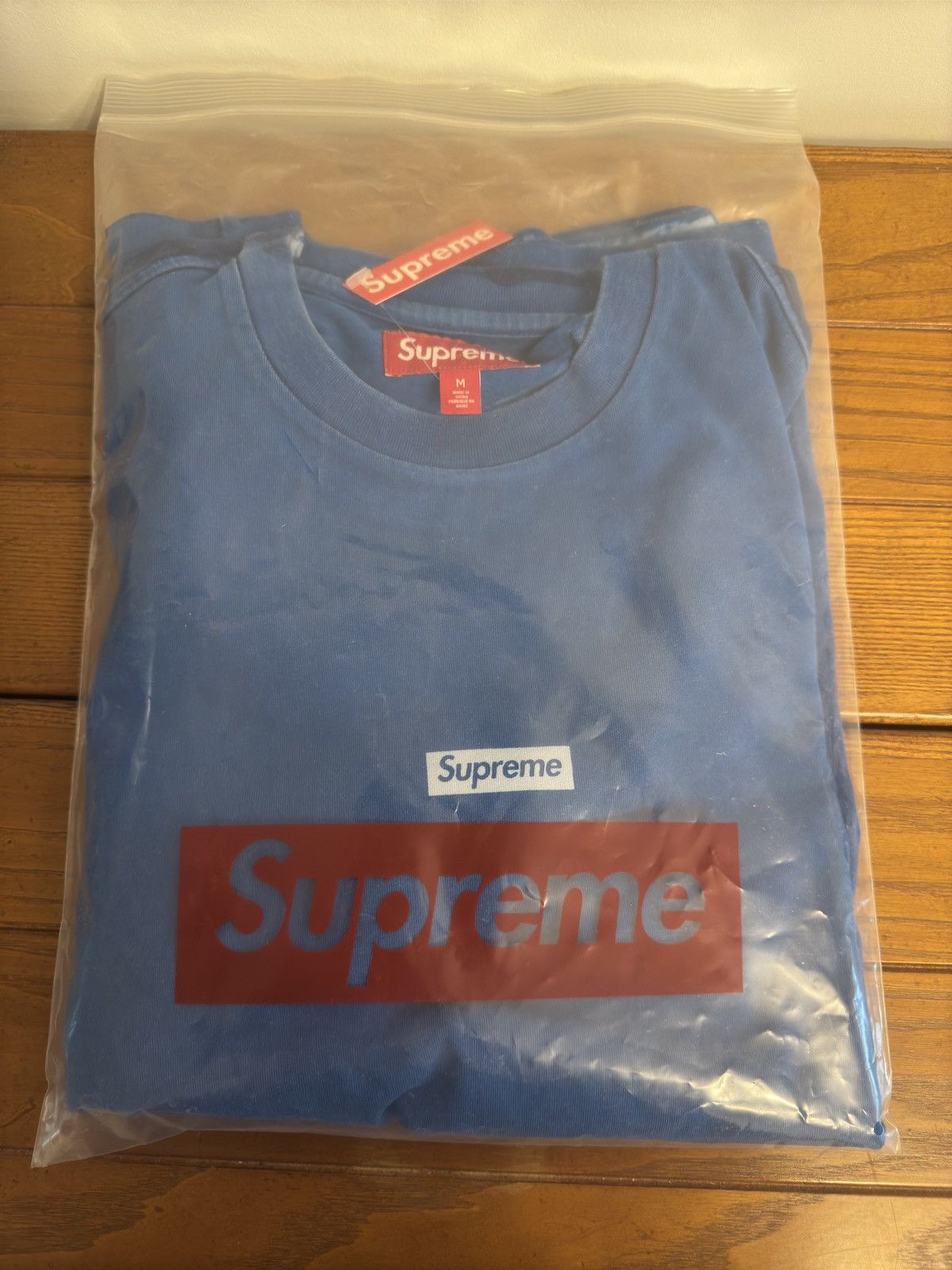 Supreme Supreme Overprint box logo - Blue - Size Medium - SS24 NEW Size US M / EU 48-50 / 2 - 1 Thumbnail