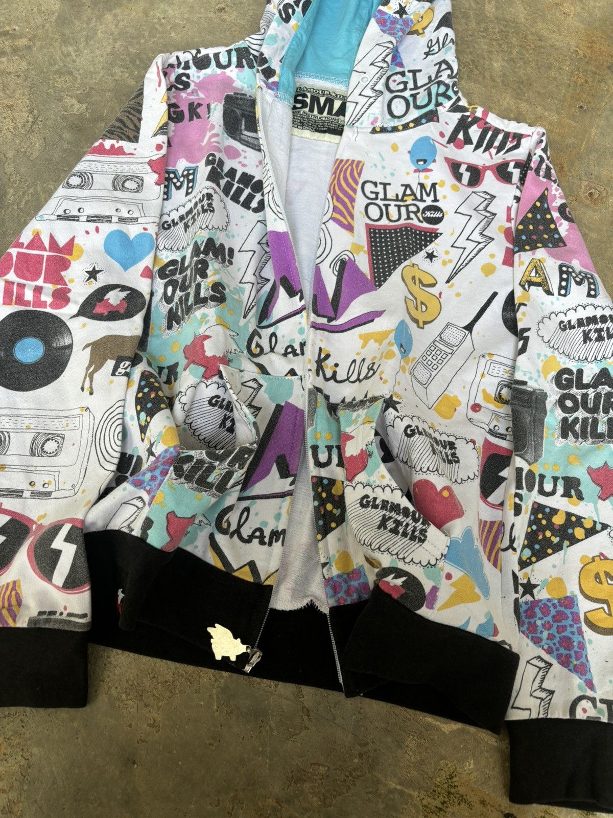 Hysteric Glamour Y2k Glamour Kills Gilr Full Print Hoodie Size US S / EU 44-46 / 1 - 4 Thumbnail