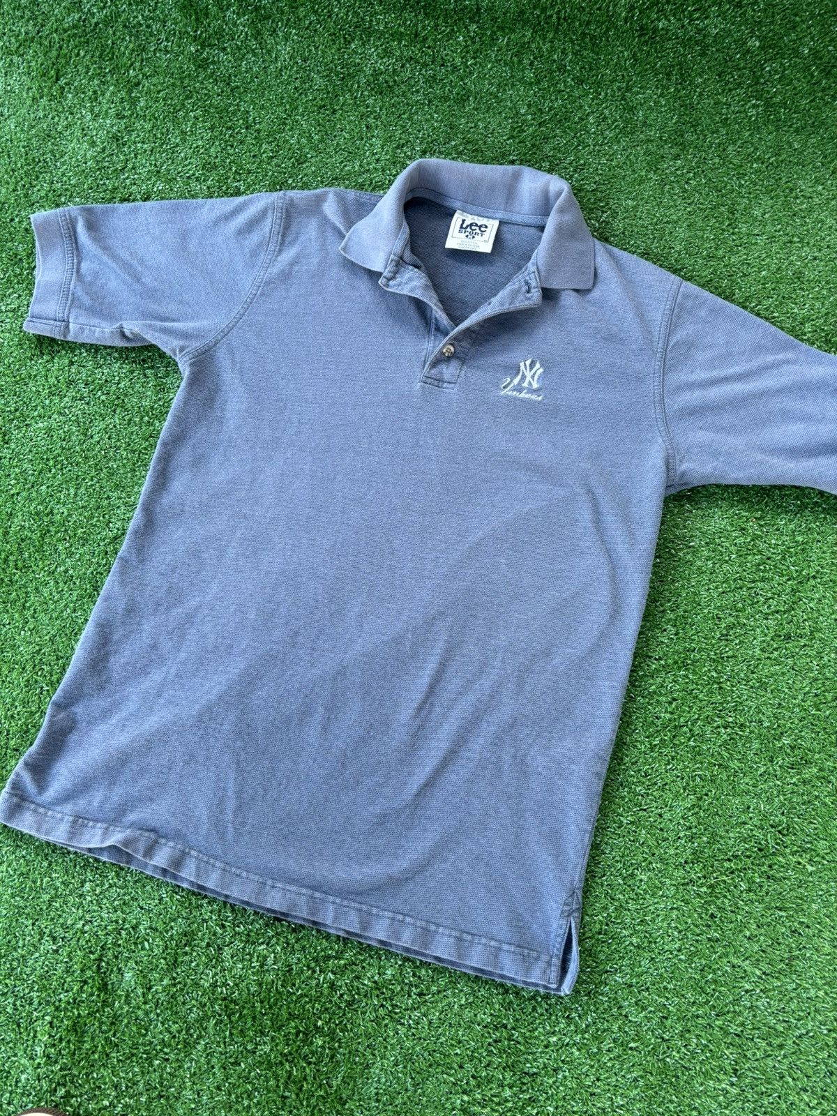 New York Yankees × Vintage New York Yankees embroidered polo 1990s Size US M / EU 48-50 / 2 - 1 Thumbnail