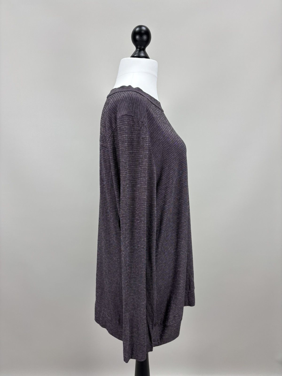 OSKA Womens long sleeve OSKA Size 3 Color Black/Purple Size L / US 10 / IT 46 - 6 Thumbnail