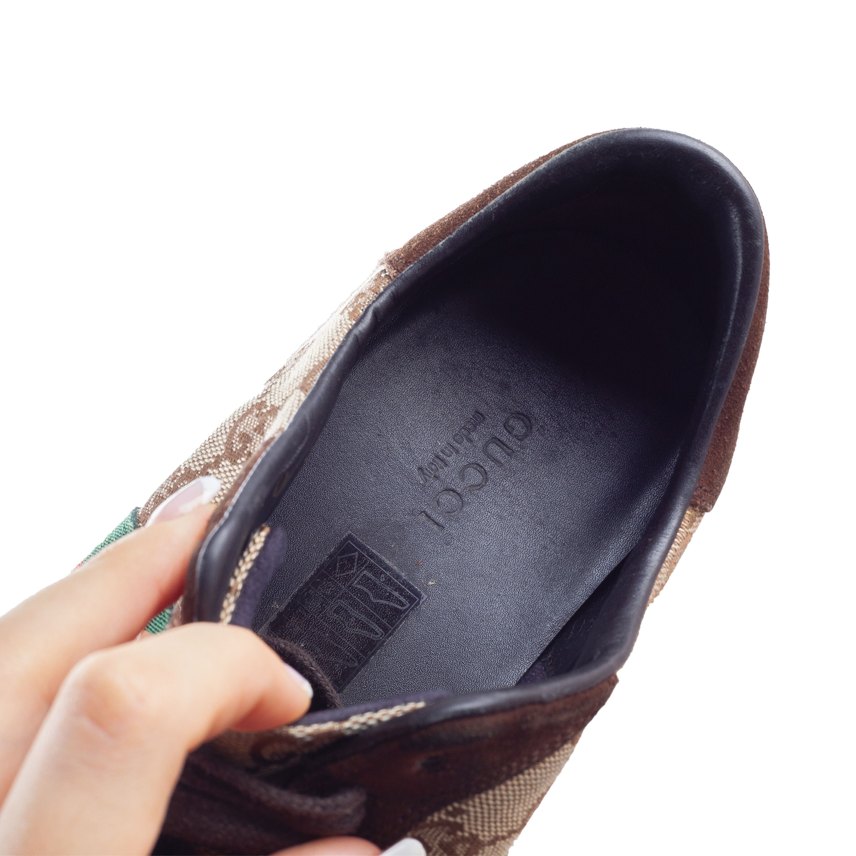 Gucci Vintage Gucci Monogram Brown Sneakers (39 EU) Size US 6 / EU 39 - 8 Thumbnail