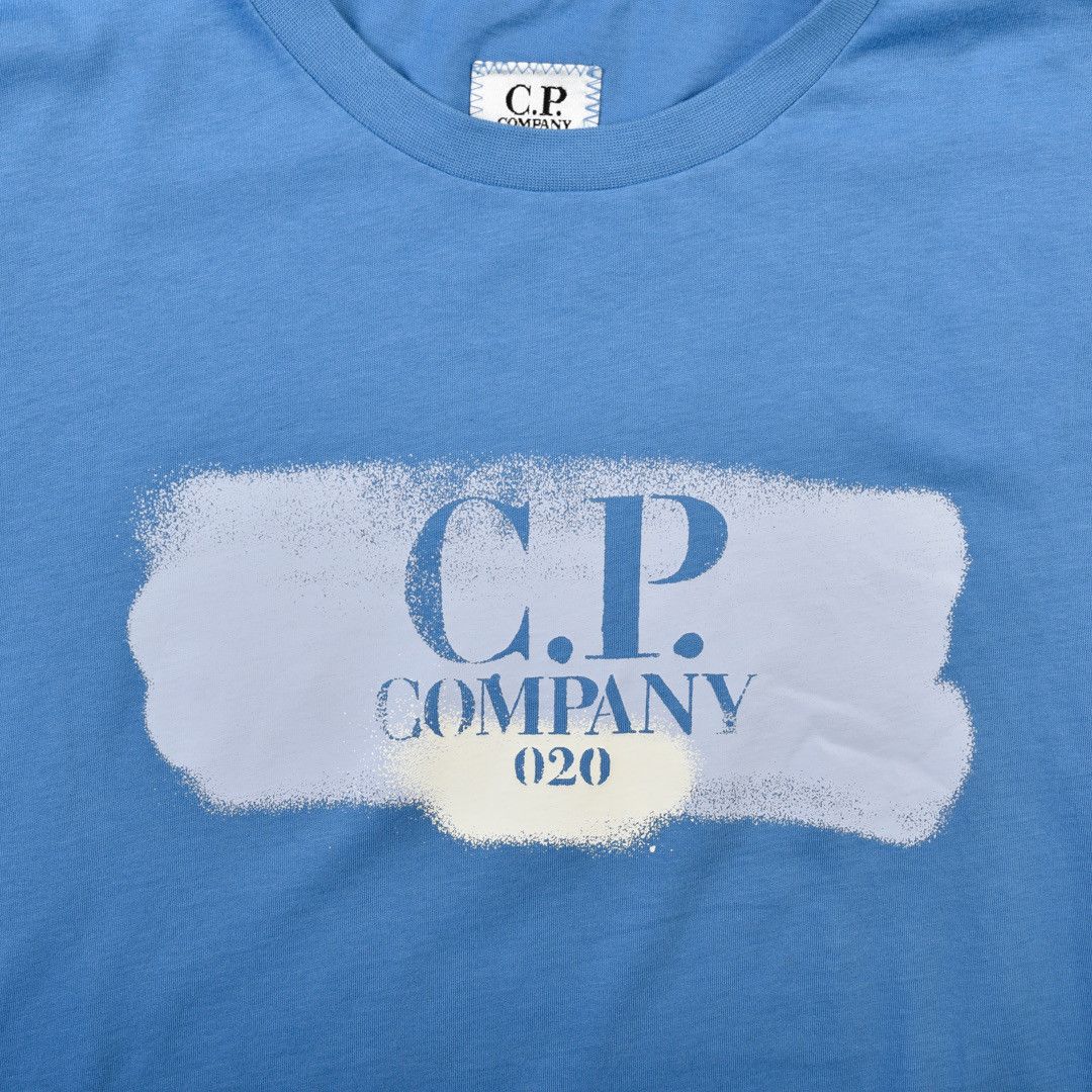C.P. Company -shirt C.P. Company Painted Logo Light Blue Size US XL / EU 56 / 4 - 4 Thumbnail