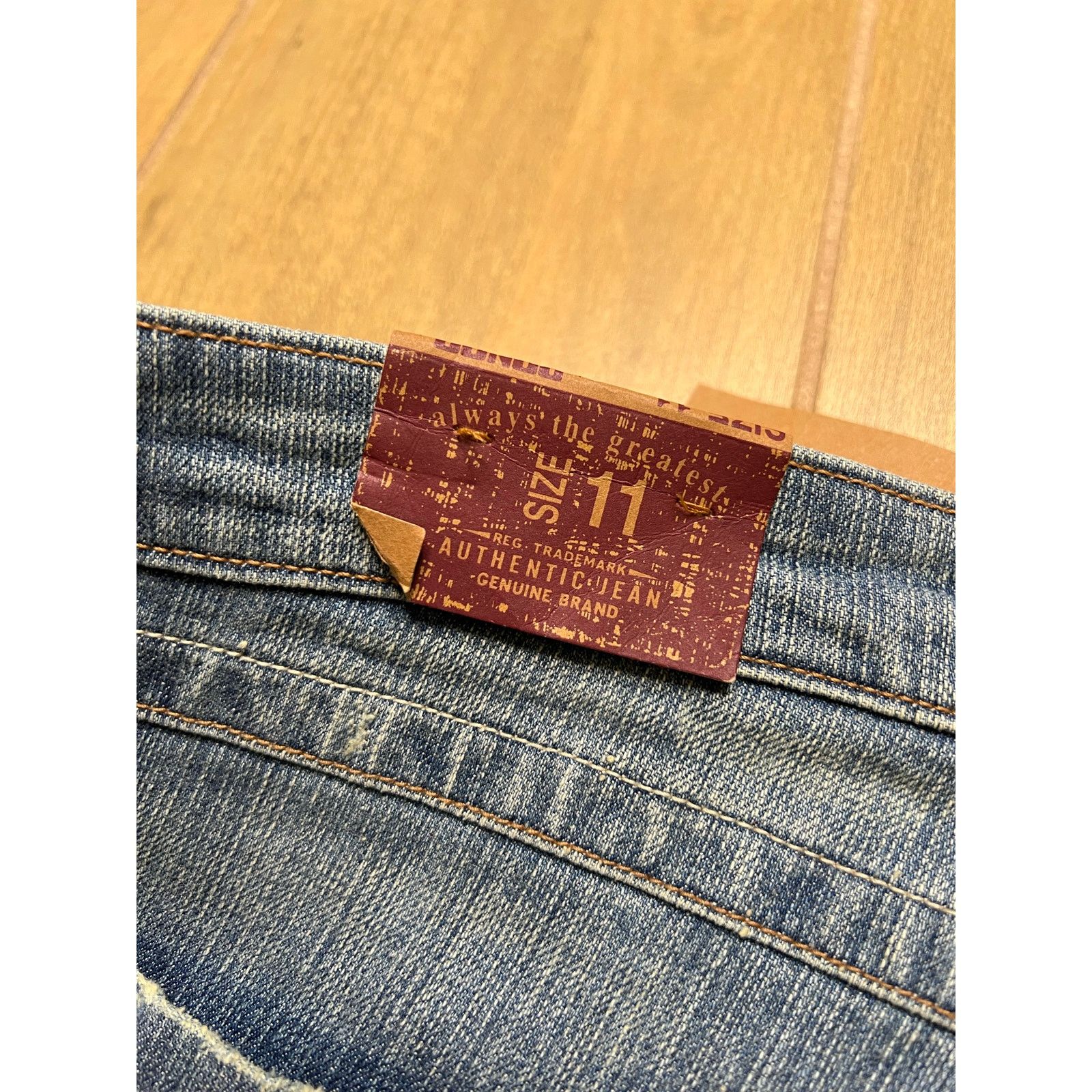 Vintage Vintage Bongo Flare Jeans Womens Size 11 Y2K Low Rise Size 31" - 13 Thumbnail