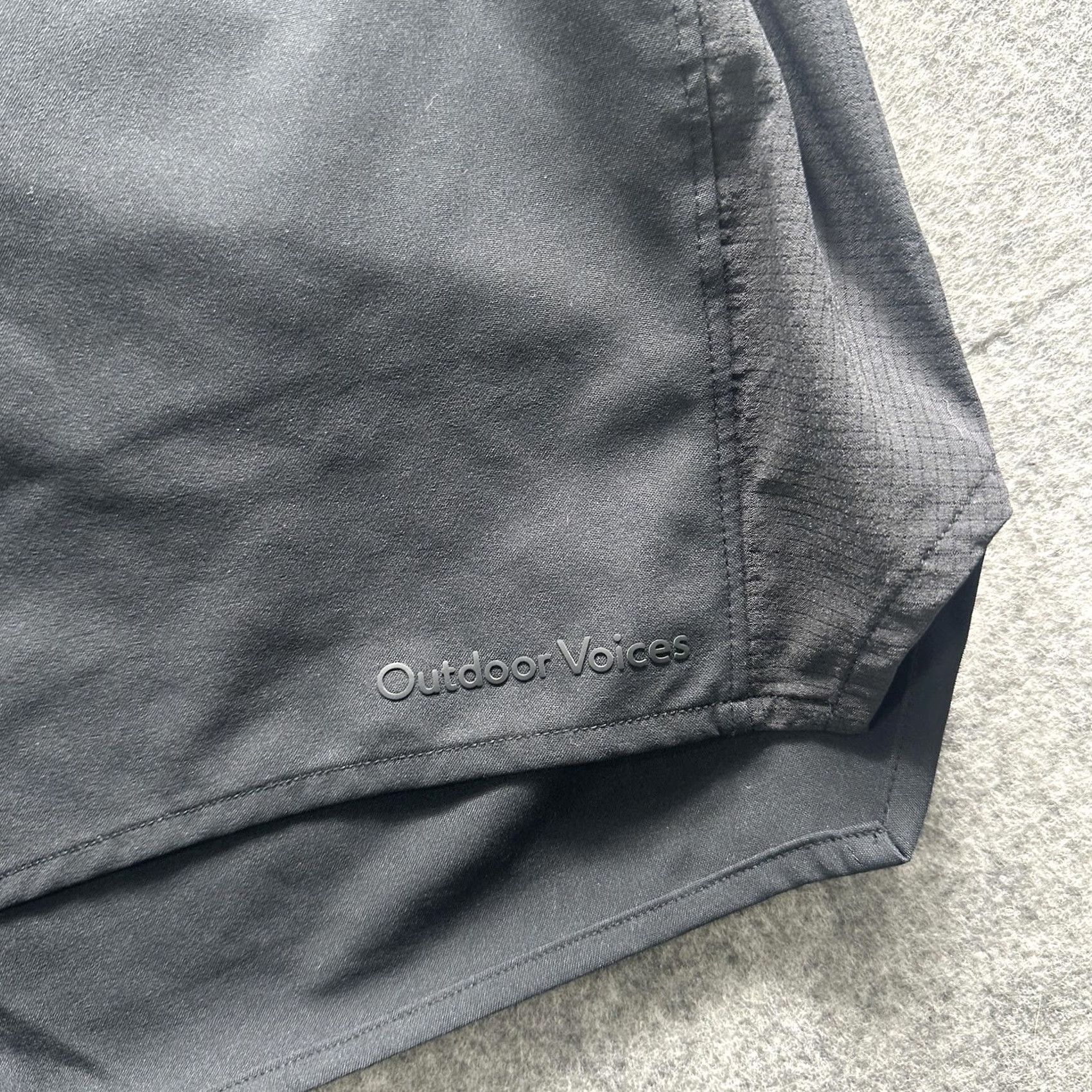 Outdoor Voices Outdoor Voices Shorts Mens XL Black Athletic Running Training Gym Zip Pocket Size US 36 / EU 52 - 6 Thumbnail