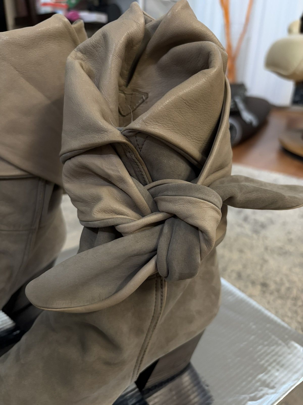 Maison MIHARA YASUHIRO AW10 Runway Heel Bowtie Boots Size US 6.5 / IT 36.5 - 2 Thumbnail