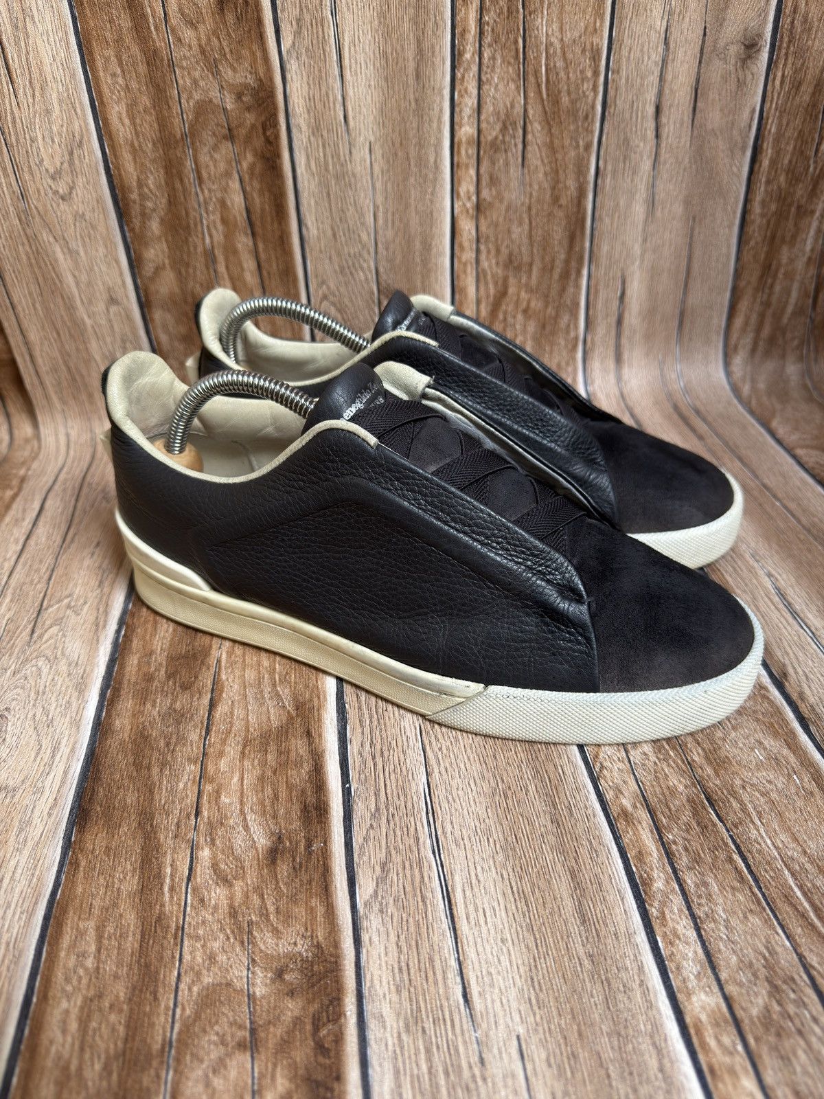 Ermenegildo Zegna Suede triplestitch trainers Size US 7 / EU 40 - 2 Thumbnail