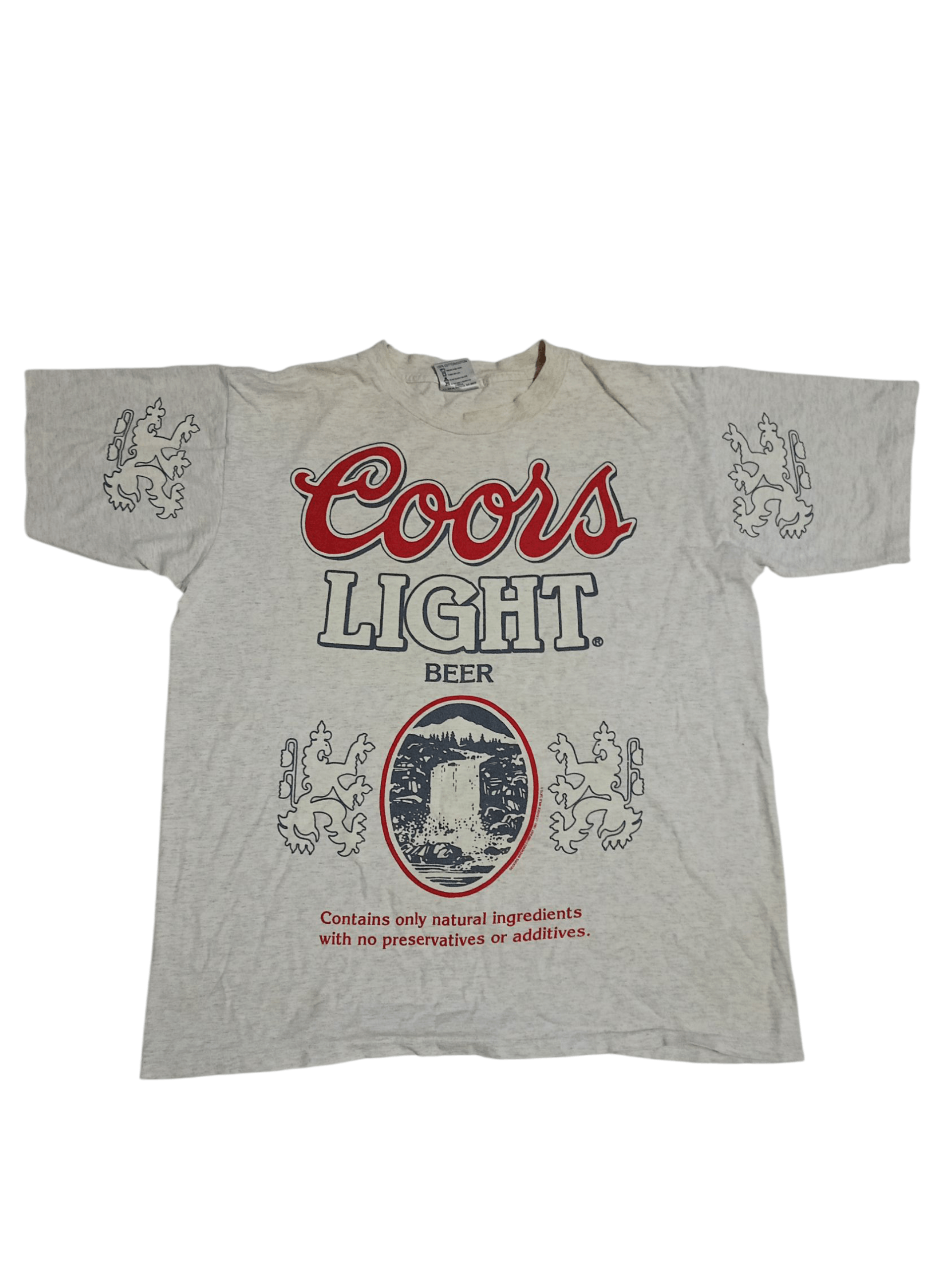 Vintage Vintage coors light overprint t shirt Size US XL / EU 56 / 4 - 1 Thumbnail