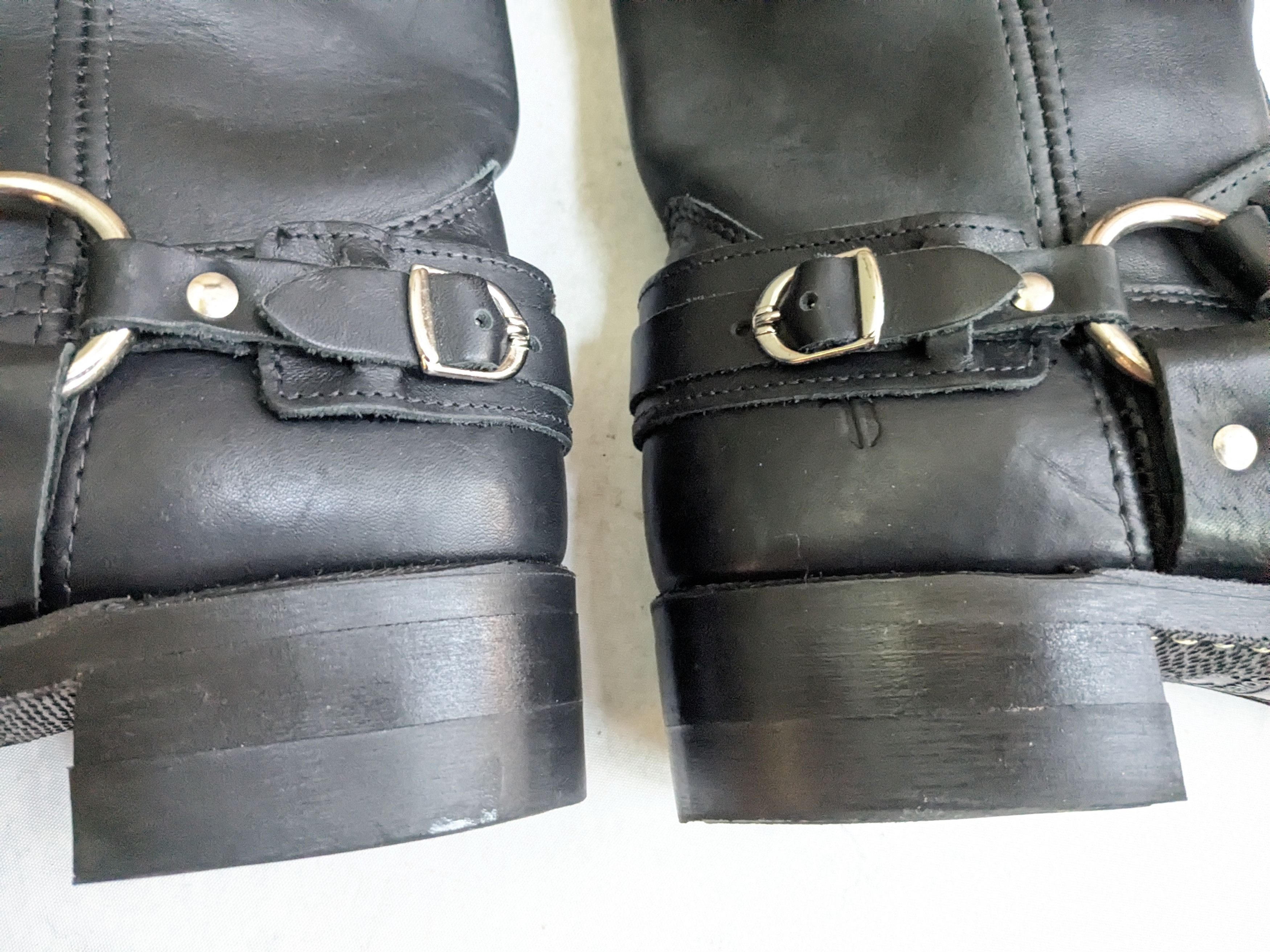 Frye Frye Harness Boots Black Leather 11 M Biker Size US 11 / EU 44 - 9 Thumbnail