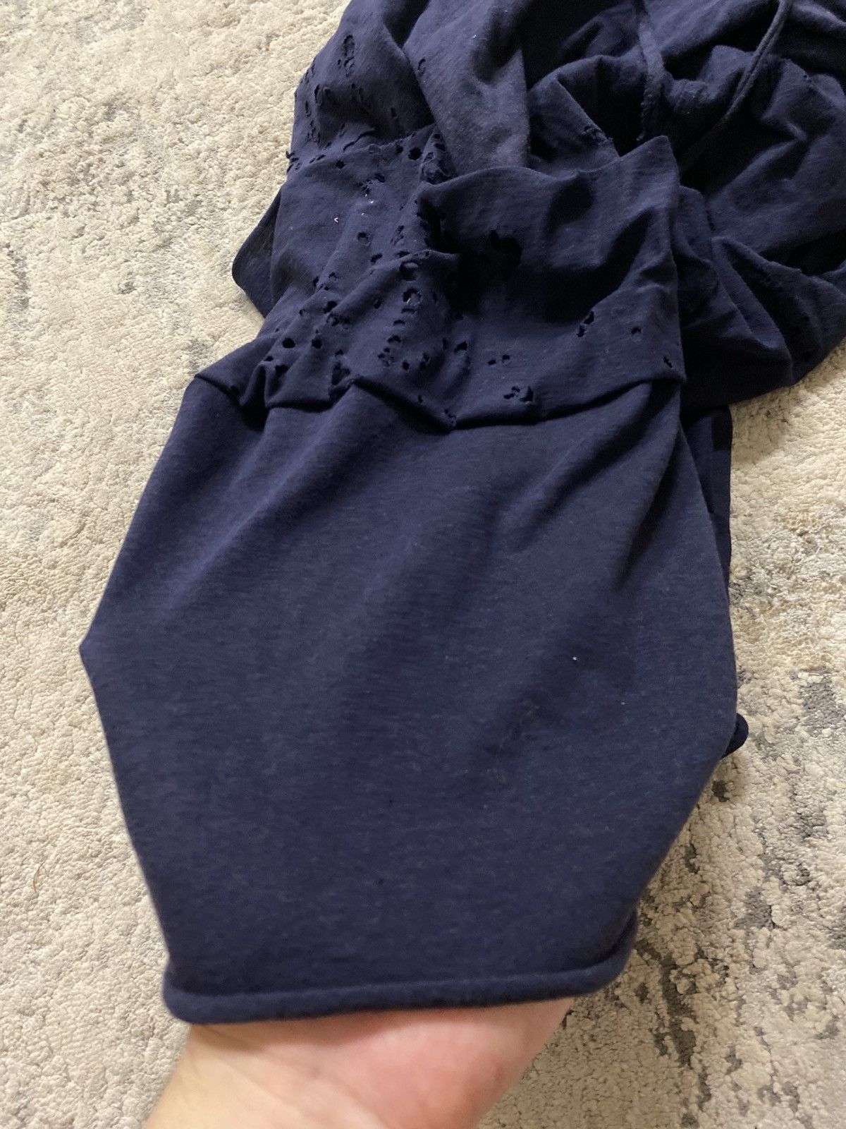 Maison MIHARA YASUHIRO Maison Mihara Yasuhiro - Bug Bite Distressed Tassel Tee Size US M / EU 48-50 / 2 - 5 Thumbnail