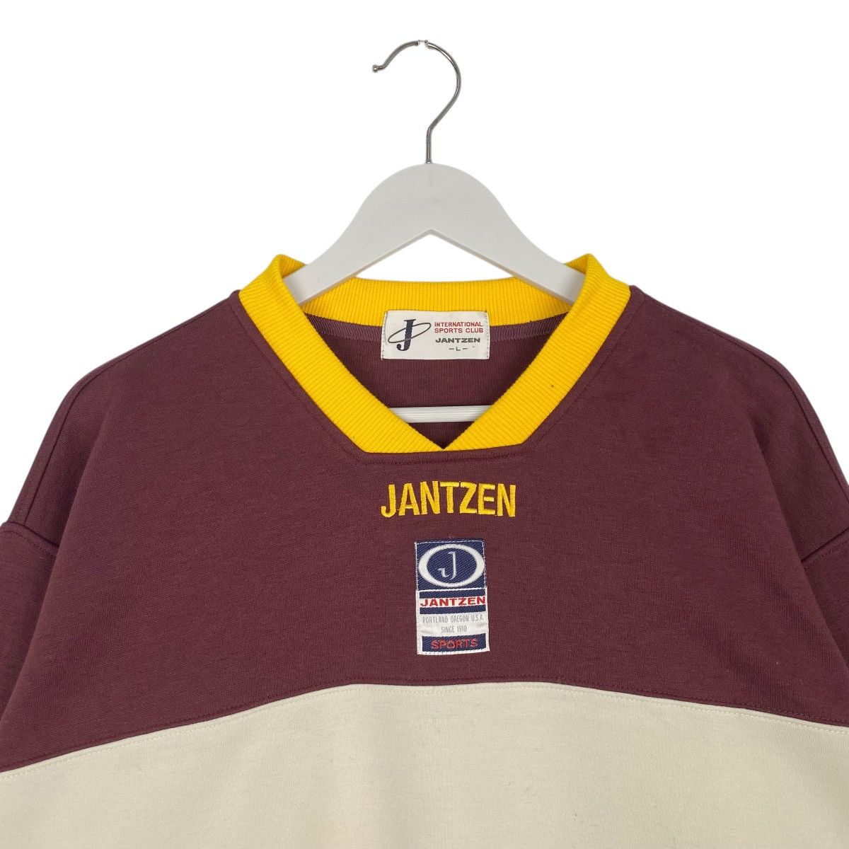Other Vintage 90s Jantzen Sweatshirt Crewneck MultiClour Size L Size US L / EU 52-54 / 3 - 4 Thumbnail
