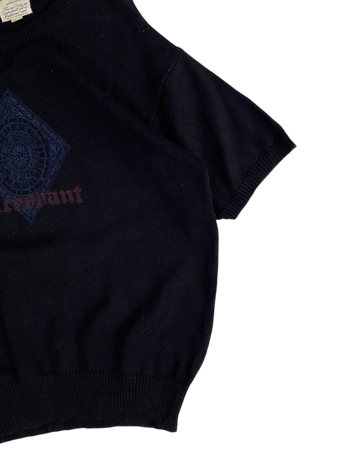 Japanese Brand × Vintage Vtg Gobangai Knitwear Black Size US M / EU 48-50 / 2 - 3 Thumbnail